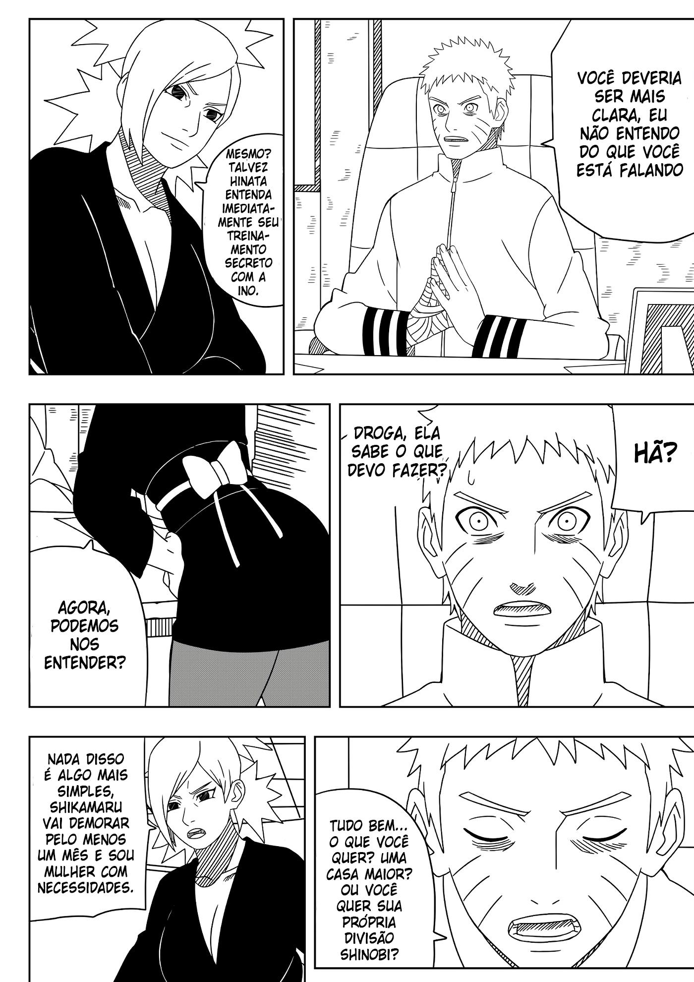 Boruto Porno: O Desejos Obscuros de Hanabi - Página 9