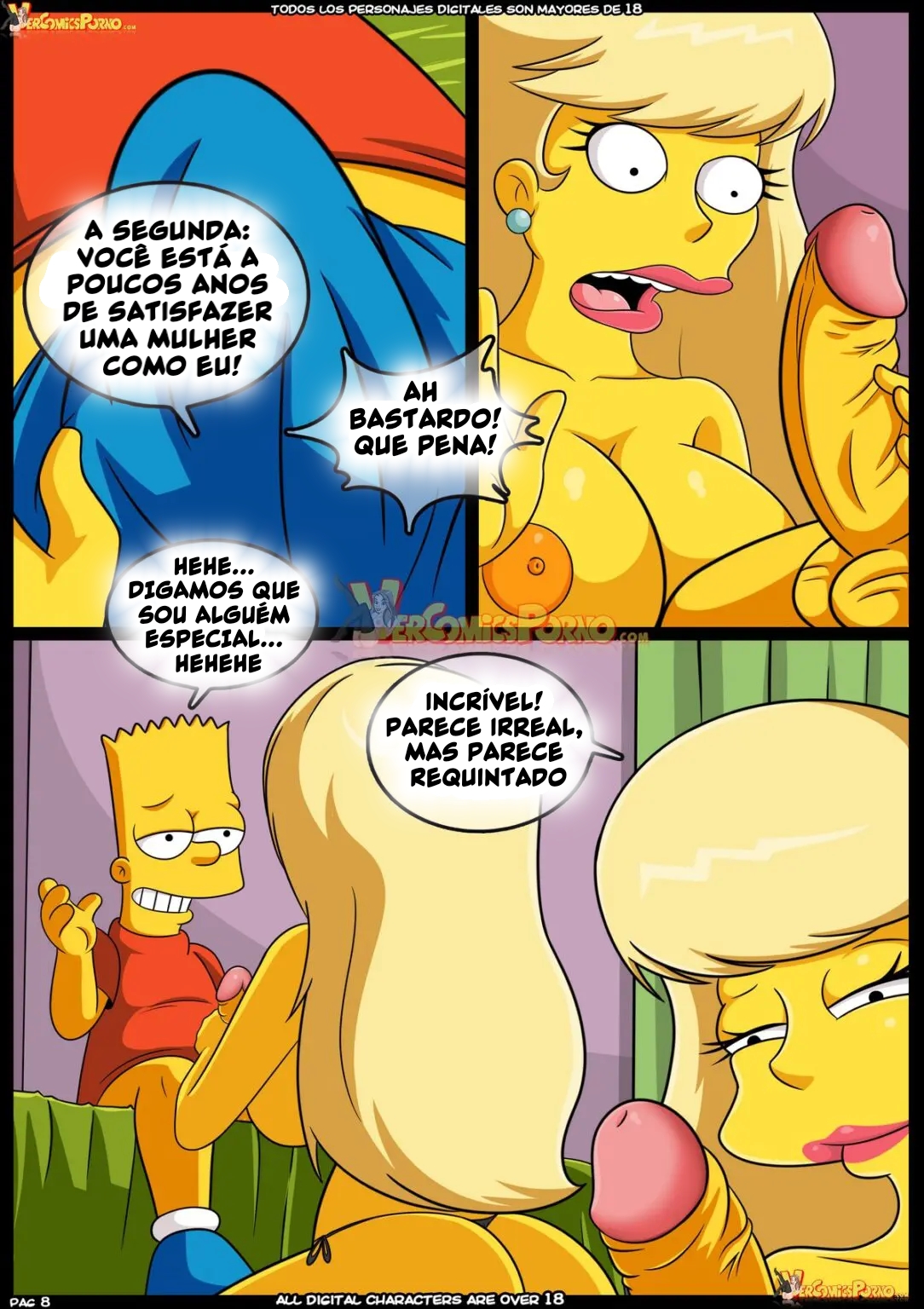 Os Simpsons Porno: Velhos Costumes VL.09 - Página 9