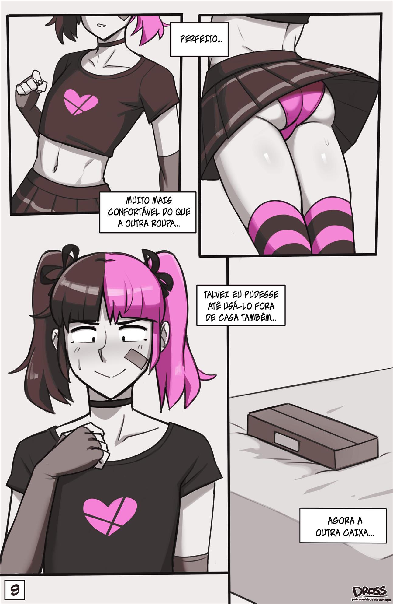 Skatista Crossdresser 2 - Página 9