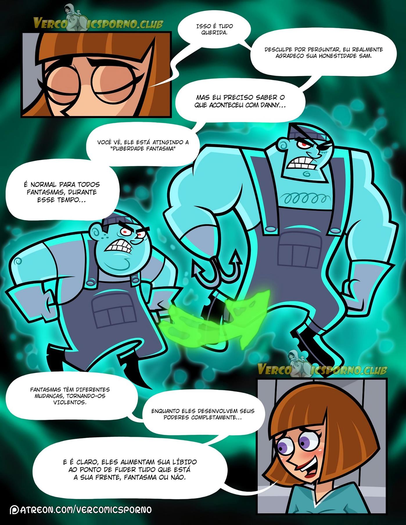 Danny Phantom Porno: Puberdade Fantasma Cap.01 - Página 9