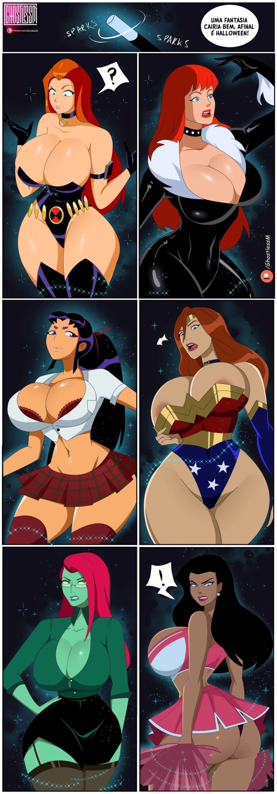 Teen Titans HQ Hentai: Noite Sinistra - Página 9