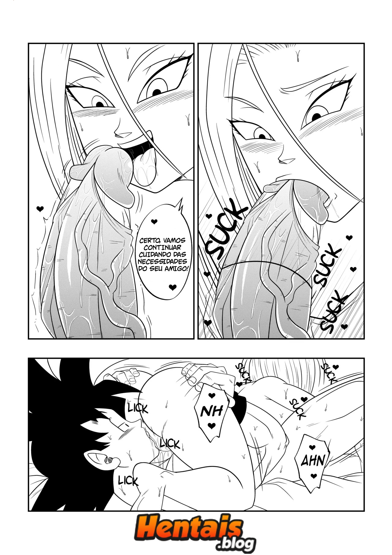 Dragon Ball HQ Porno: Entre As Sombras do Palácio Cap.02 - Página 9