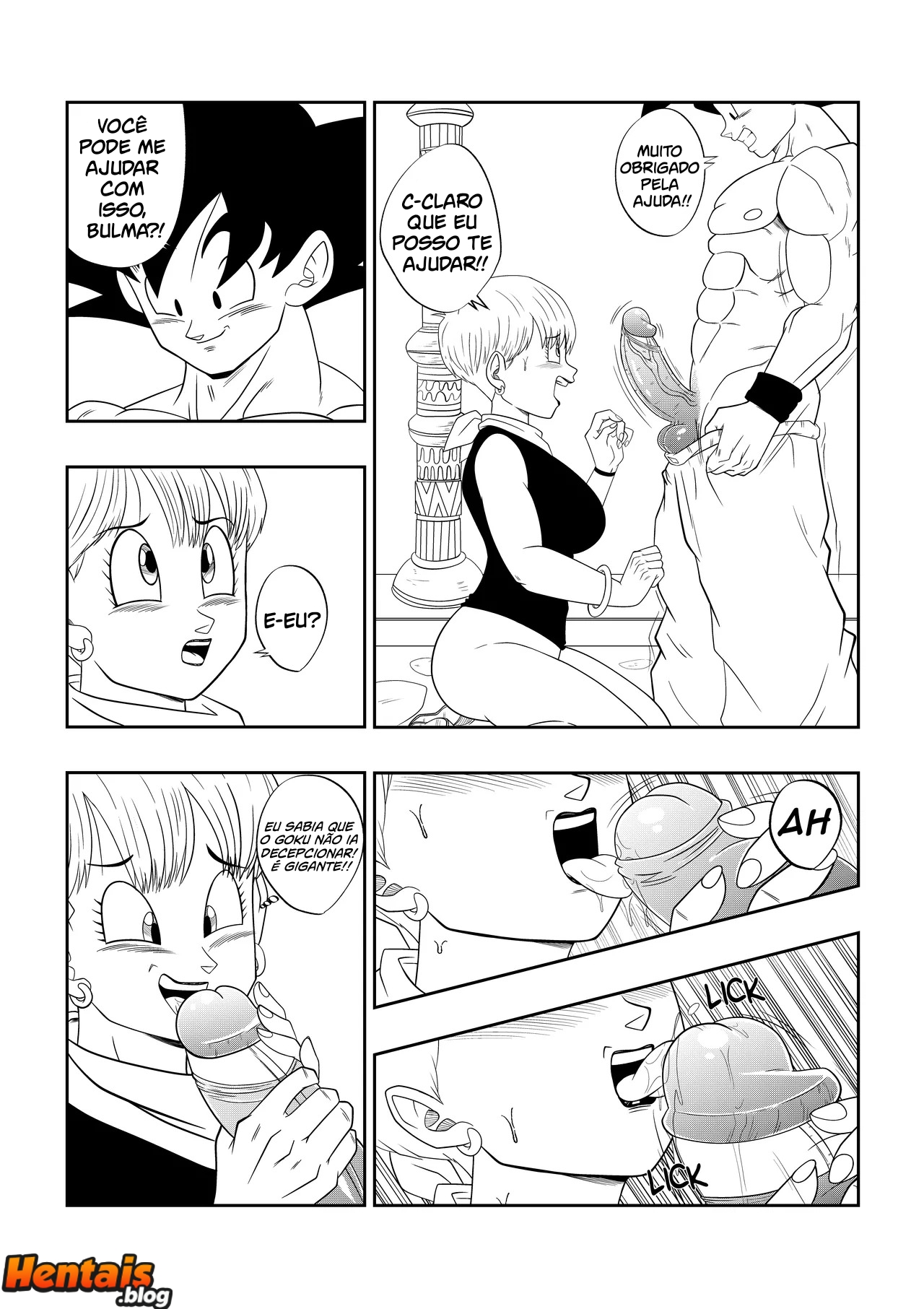 Dragon Ball HQ Porno: Entre As Sombras do Palácio - Página 9