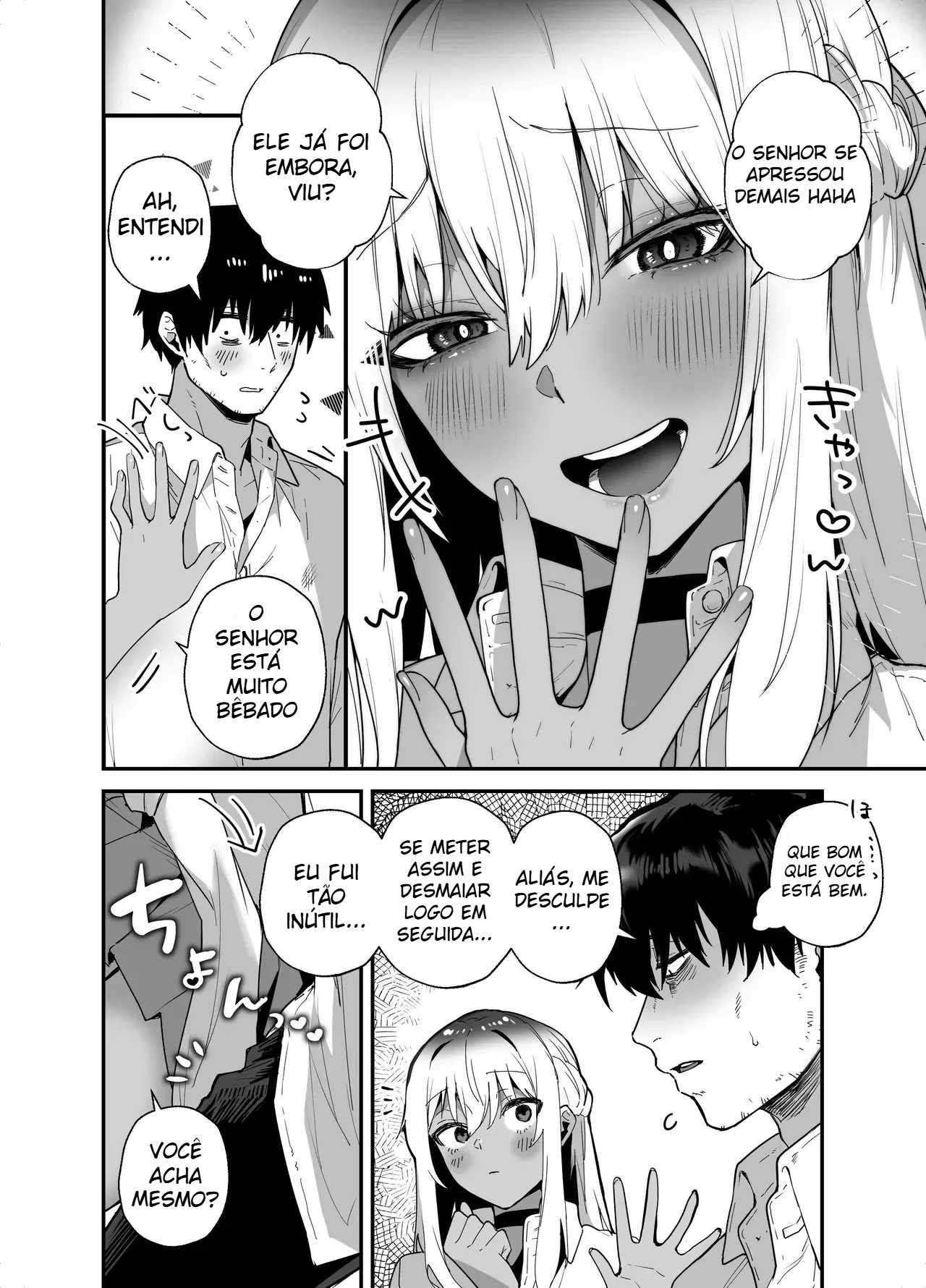 Retribuição da Gyaru: O Trabalhador Que Salvou Uma Gyaru Peituda de Um Rebelde E Acabou Tendo Um Romance Puro Com Ela - Página 9