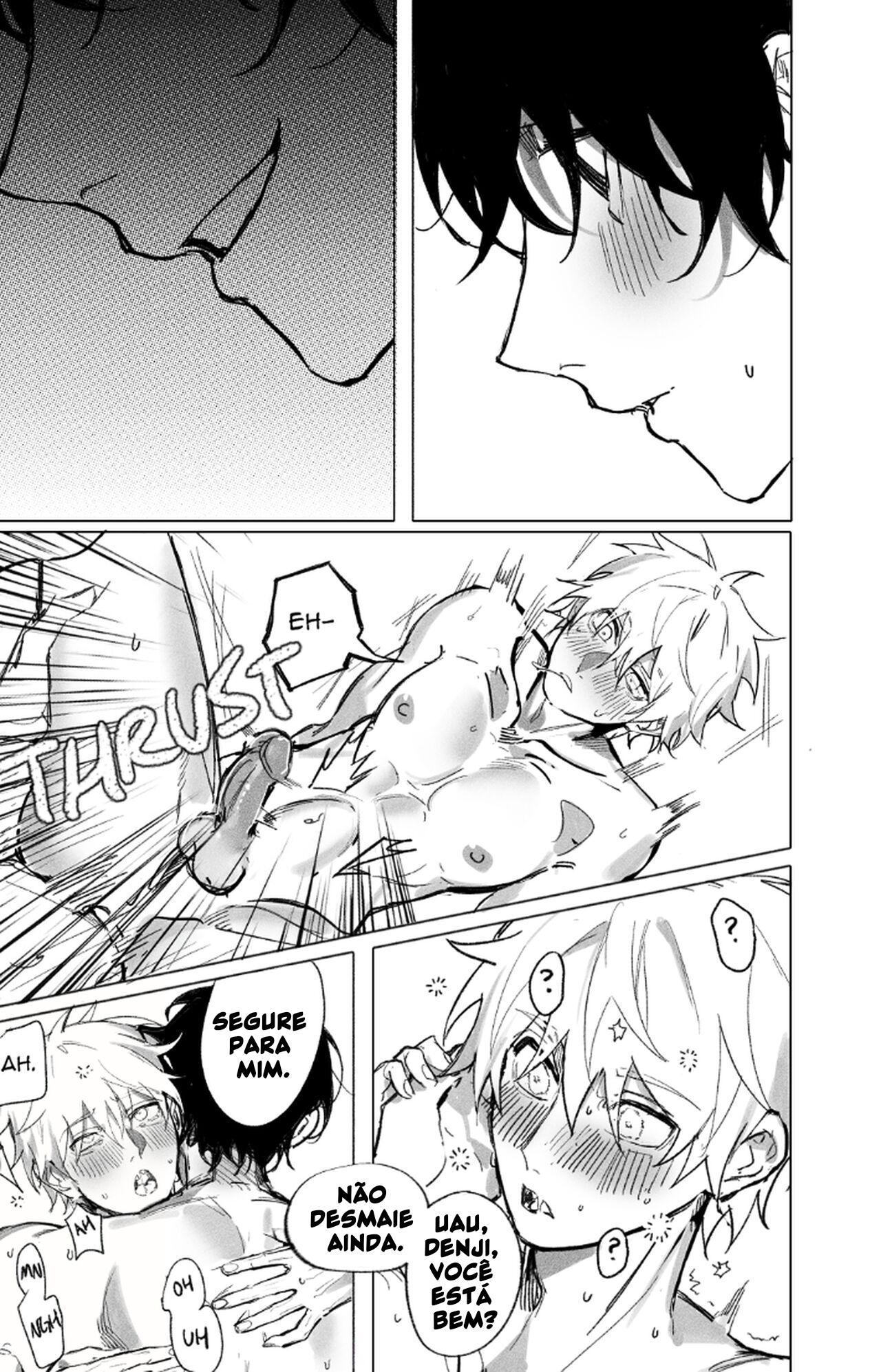 Chainsaw Man Hentai Gay: Hirofumi x Denji - Página 98