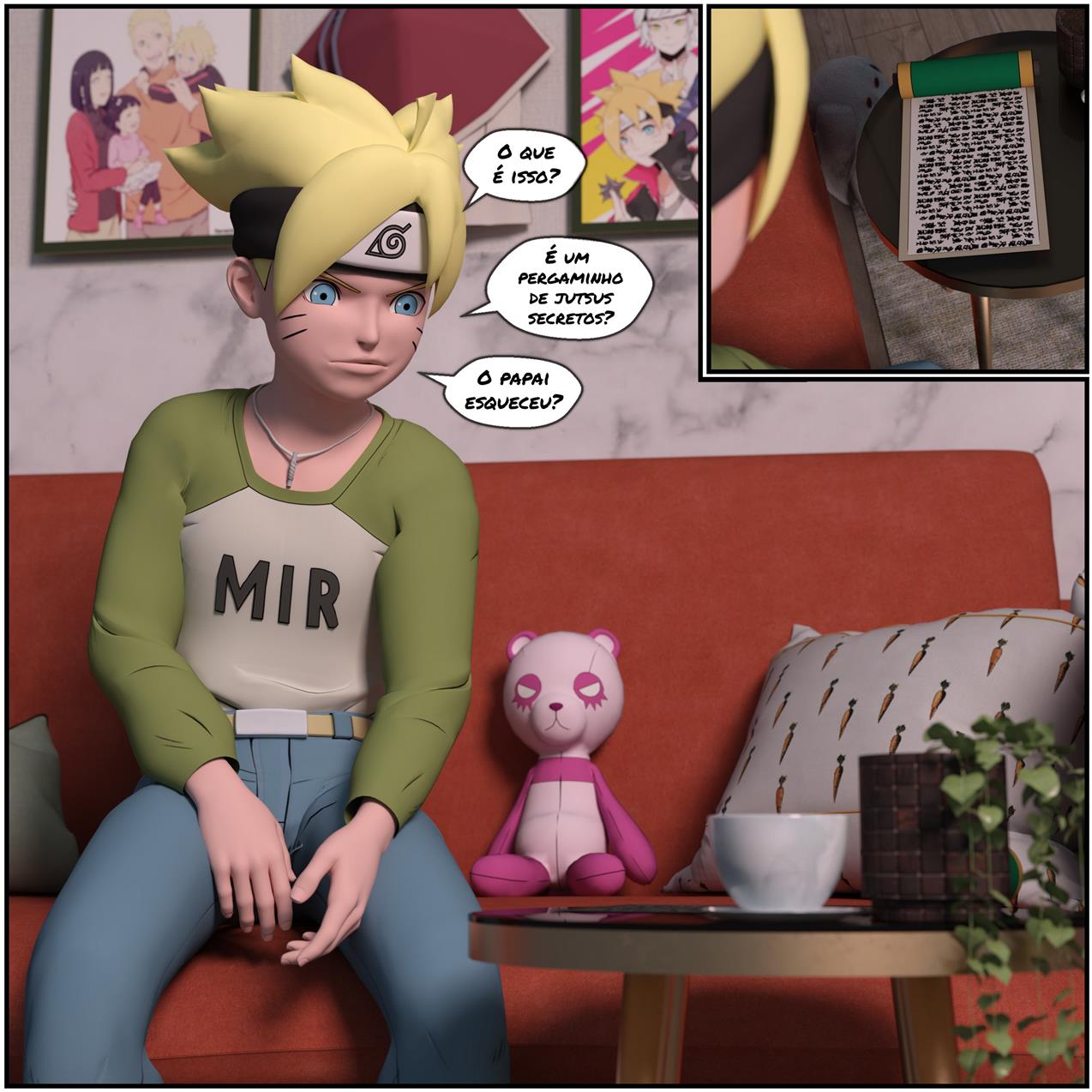 Boruto e o pergaminho do Jiraiya - Página 3