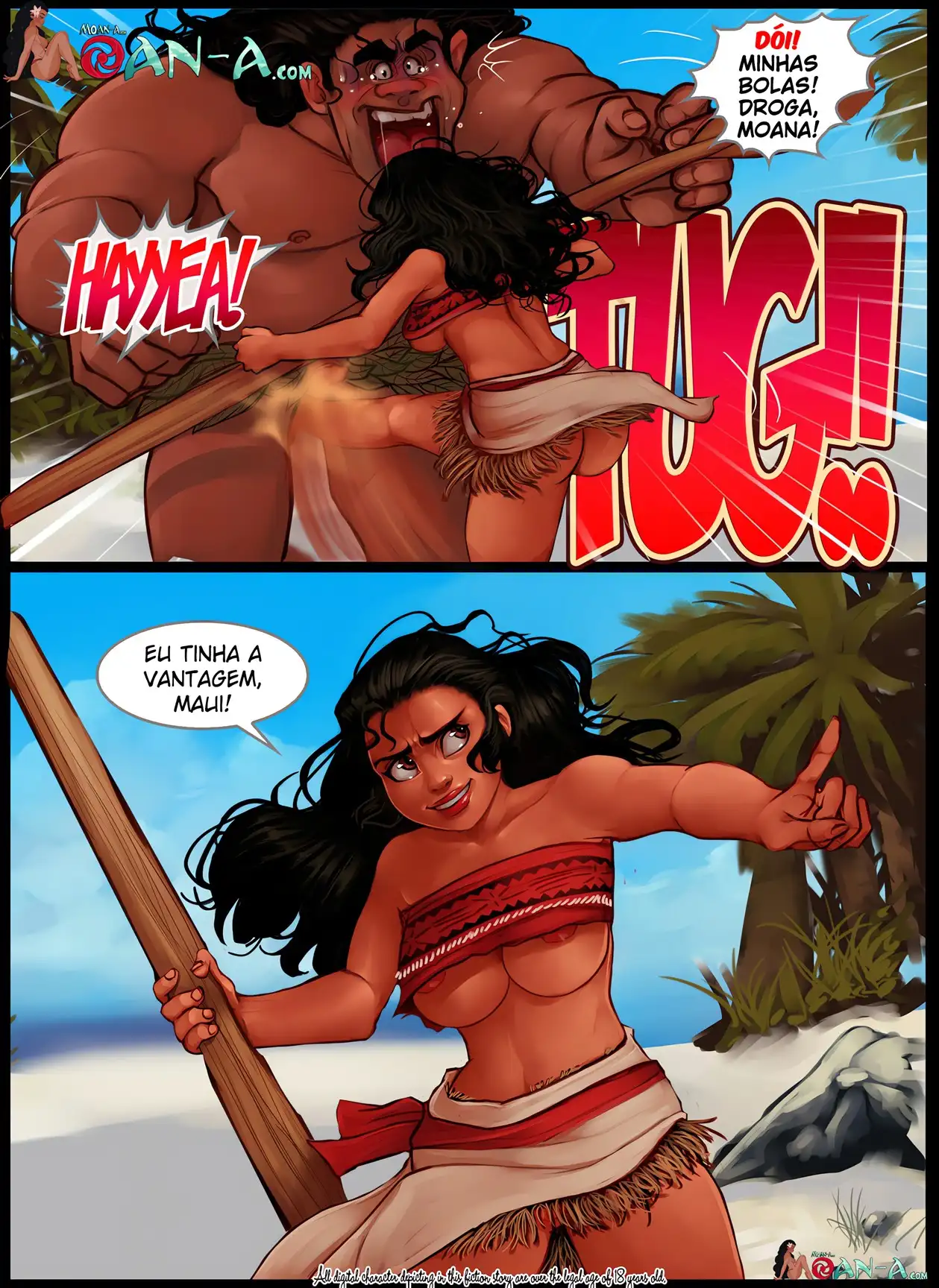 Moana a Princesa Safada 2 - Página 4