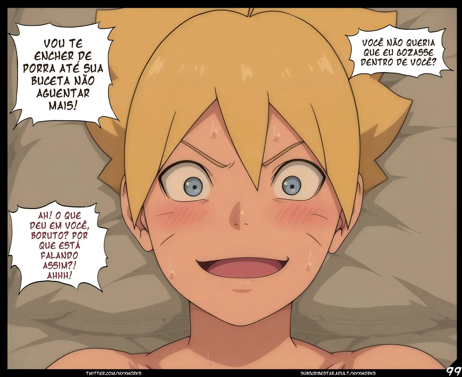 O presente de aniversário de Boruto - Página 101
