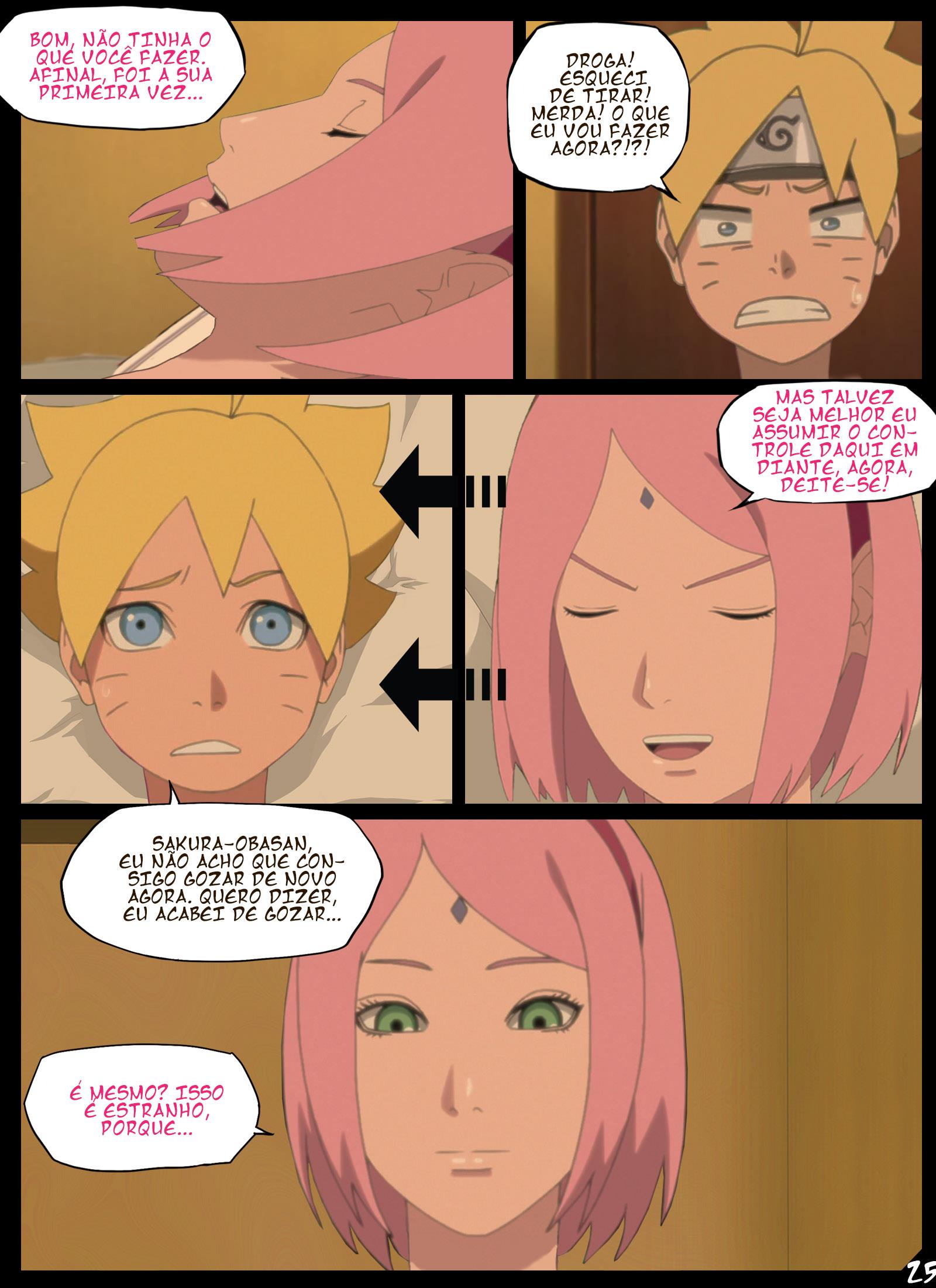 O presente de aniversário de Boruto - Página 27