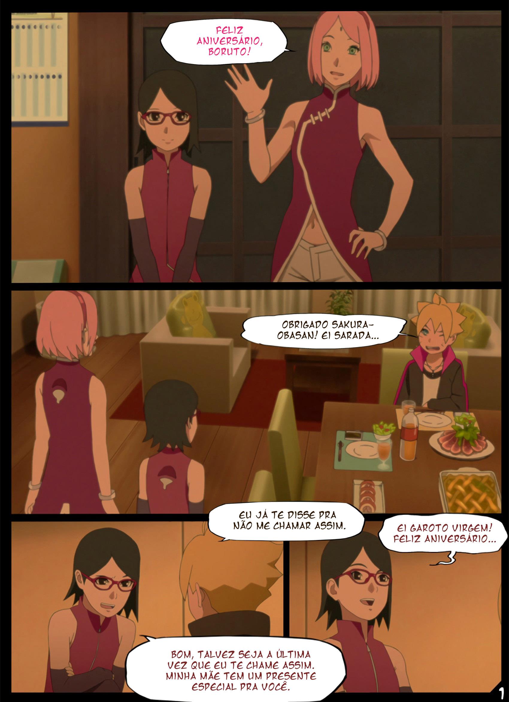 O presente de aniversário de Boruto - Página 3