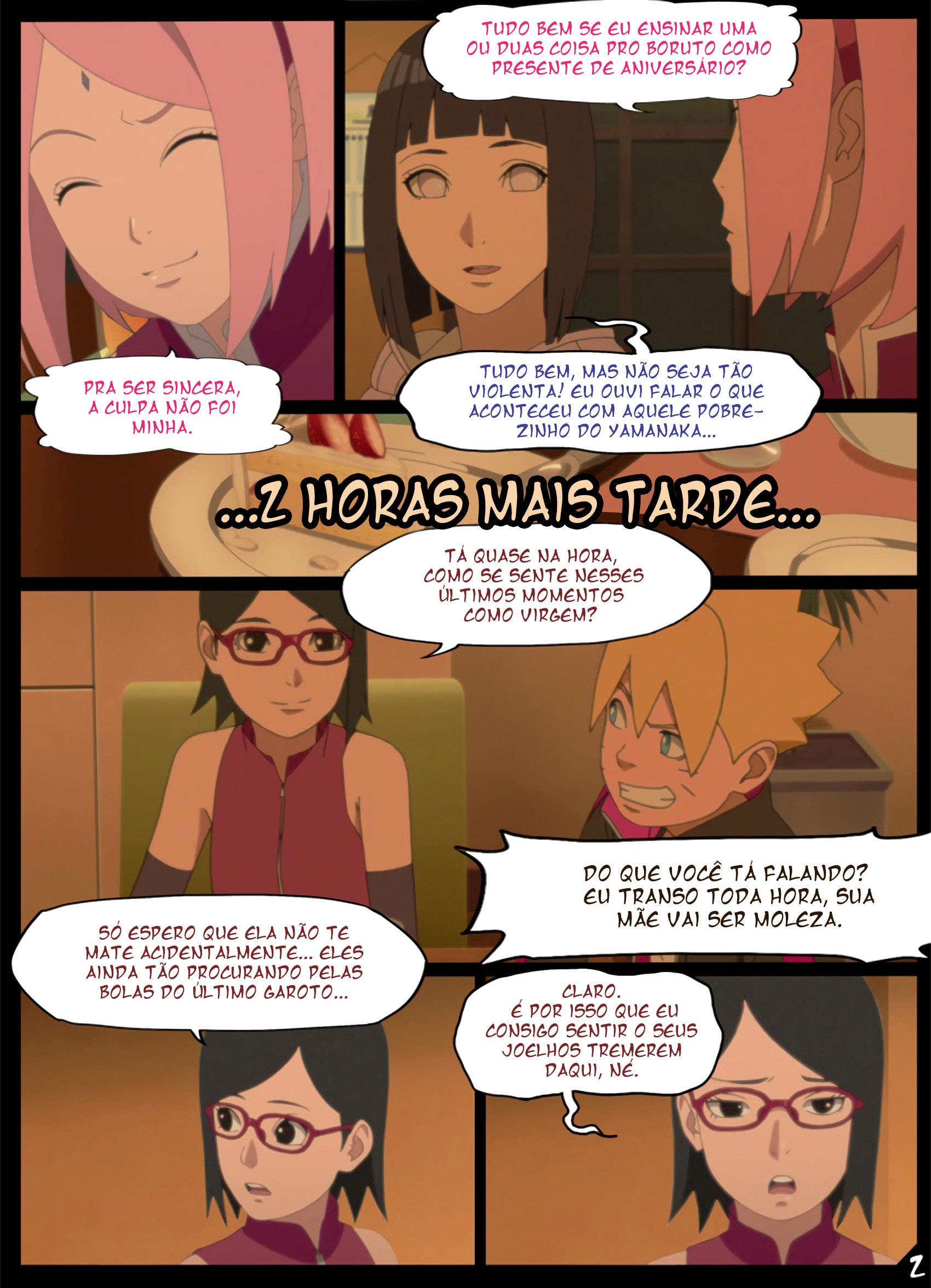 O presente de aniversário de Boruto - Página 4