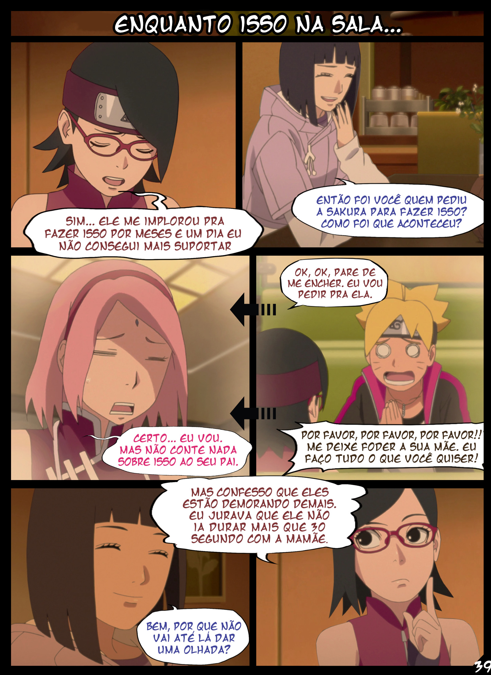 O presente de aniversário de Boruto - Página 41