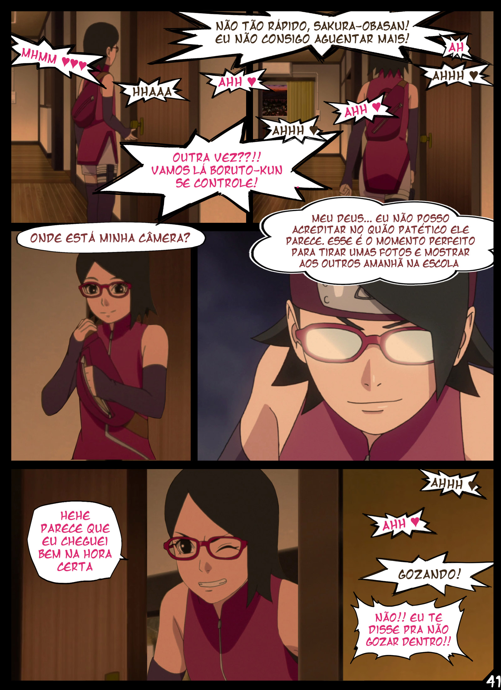 O presente de aniversário de Boruto - Página 43