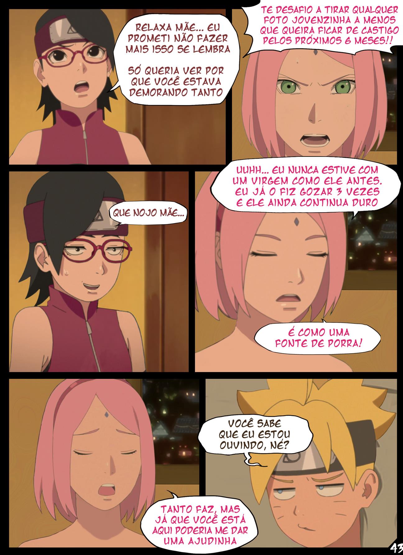 O presente de aniversário de Boruto - Página 45