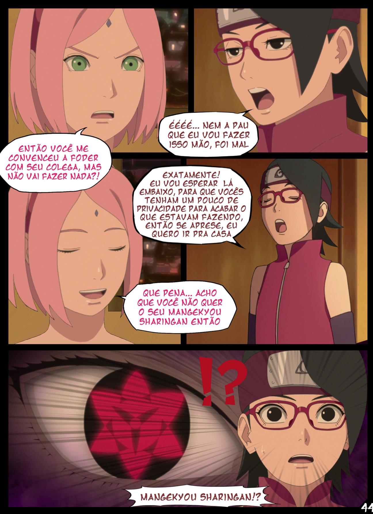 O presente de aniversário de Boruto - Página 46