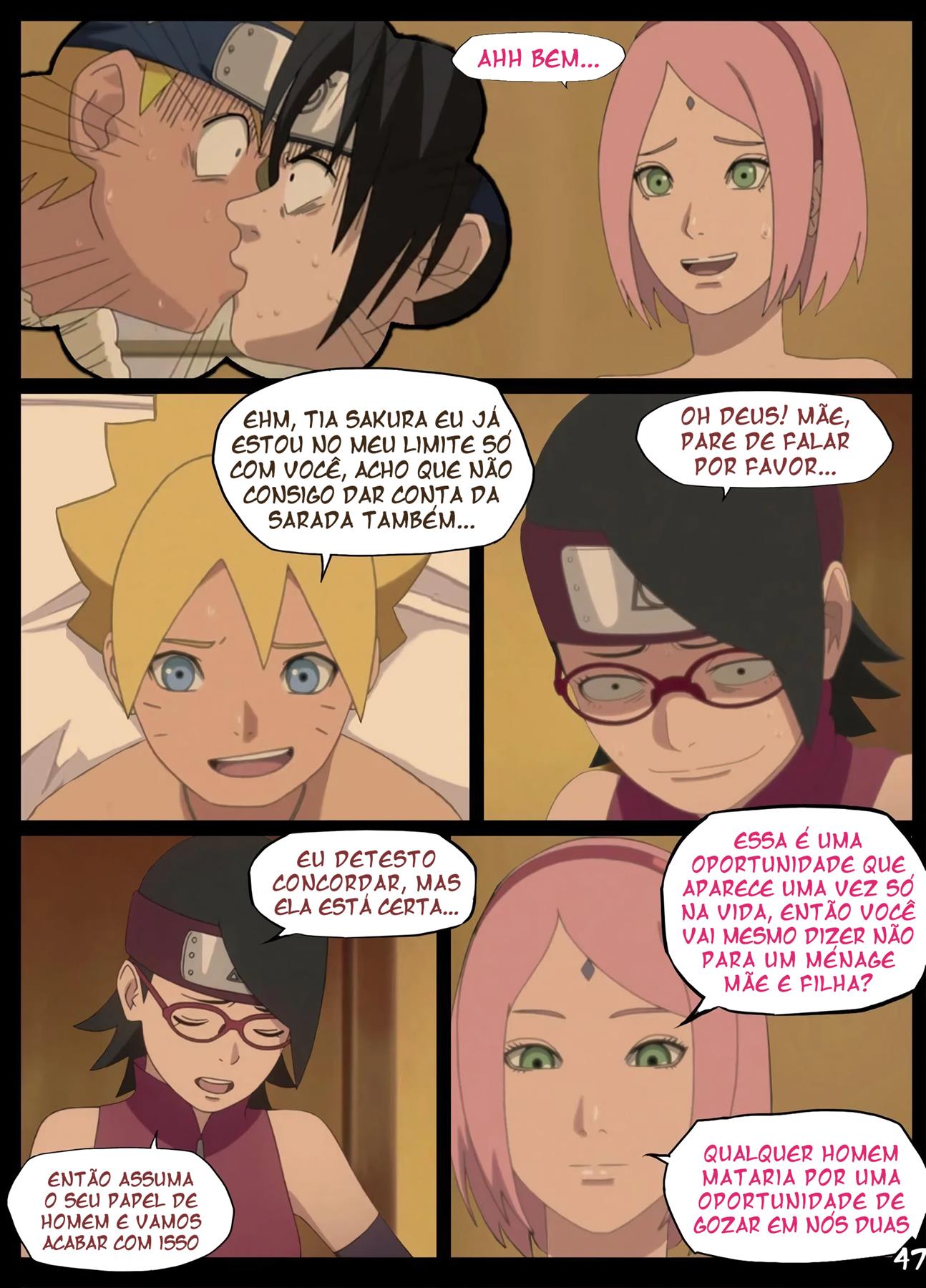 O presente de aniversário de Boruto - Página 49