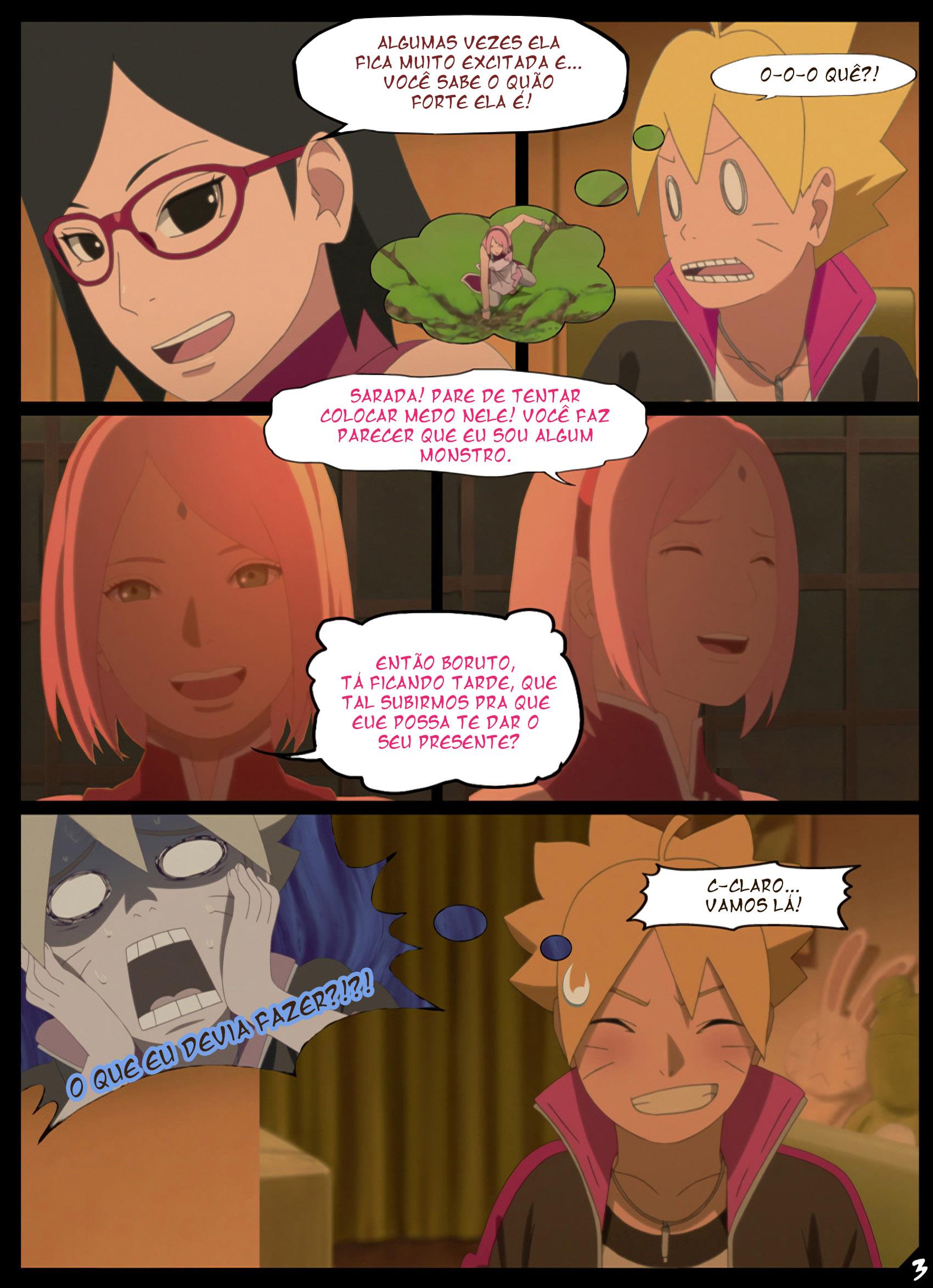O presente de aniversário de Boruto - Página 5