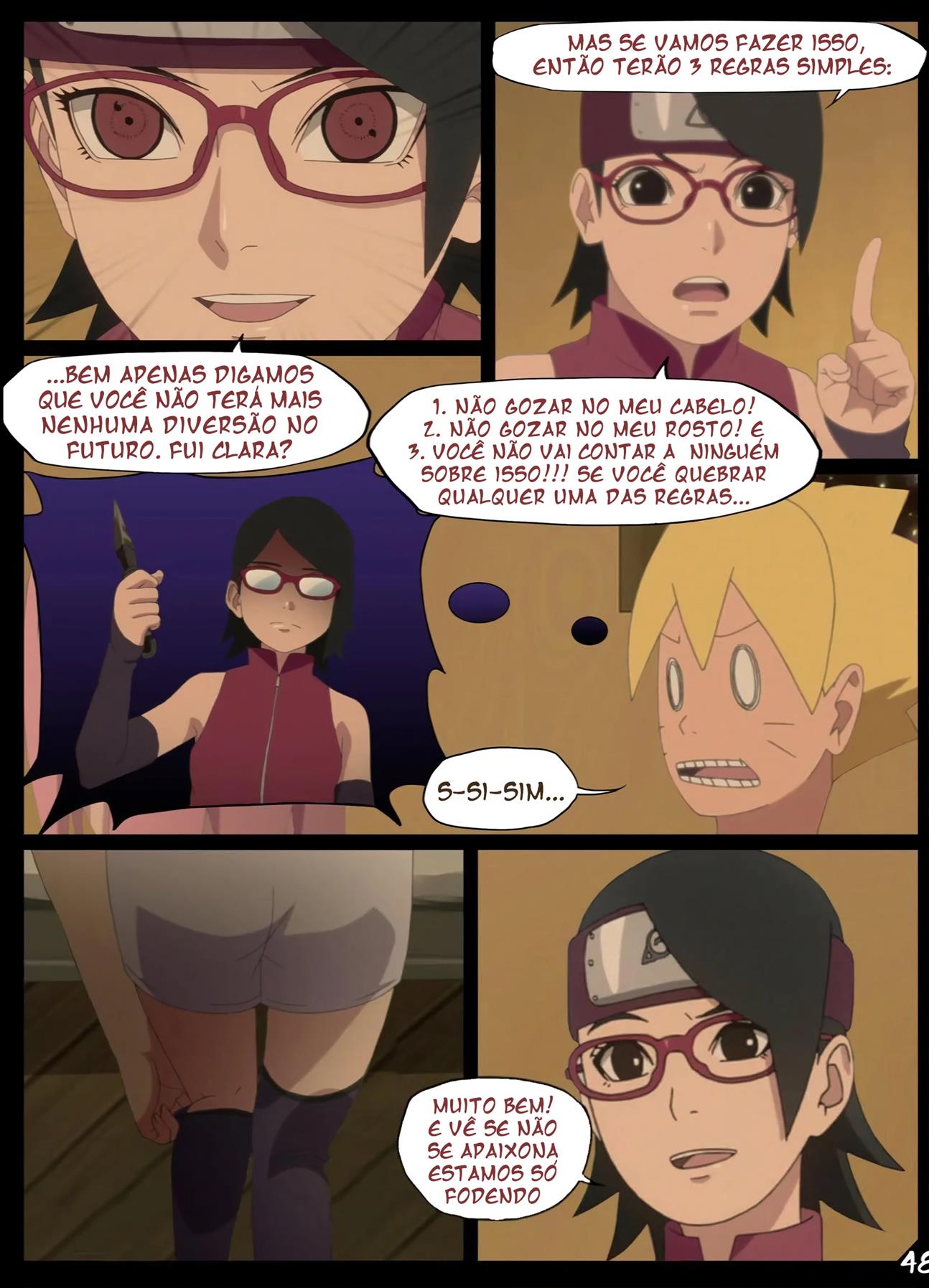 O presente de aniversário de Boruto - Página 50