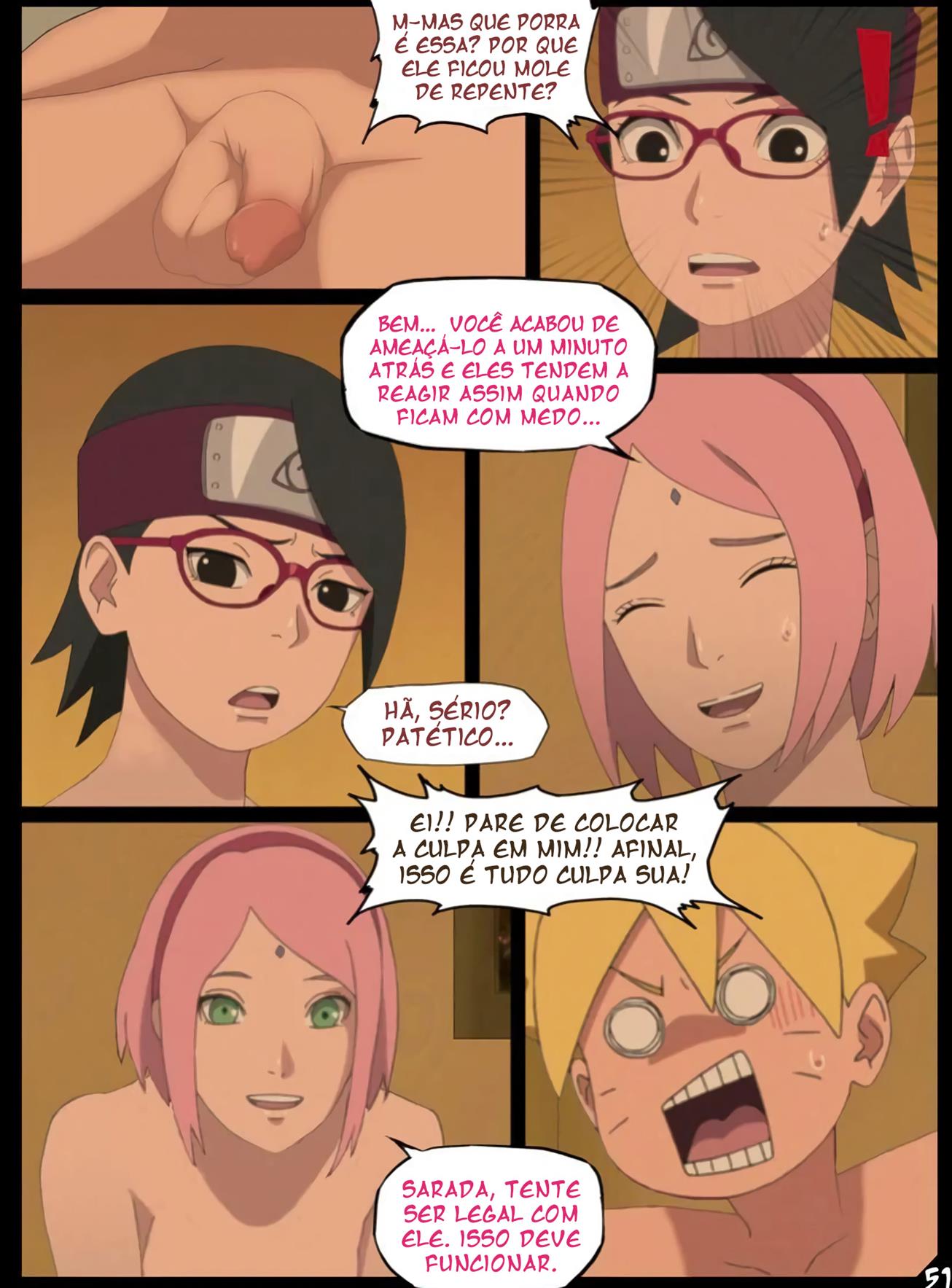 O presente de aniversário de Boruto - Página 53