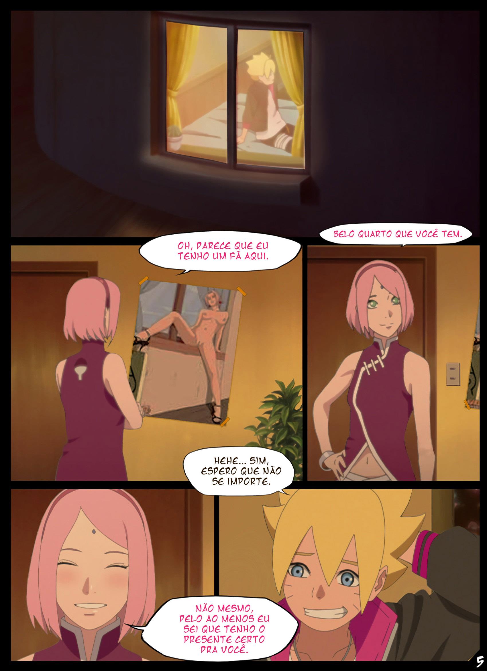 O presente de aniversário de Boruto - Página 7