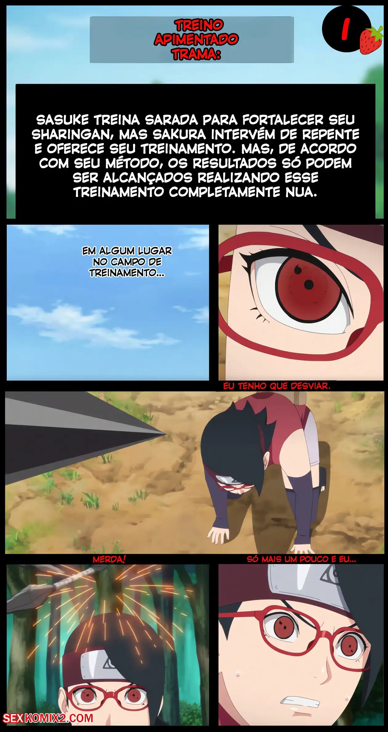 O Treino Quente de Sarada - Página 2