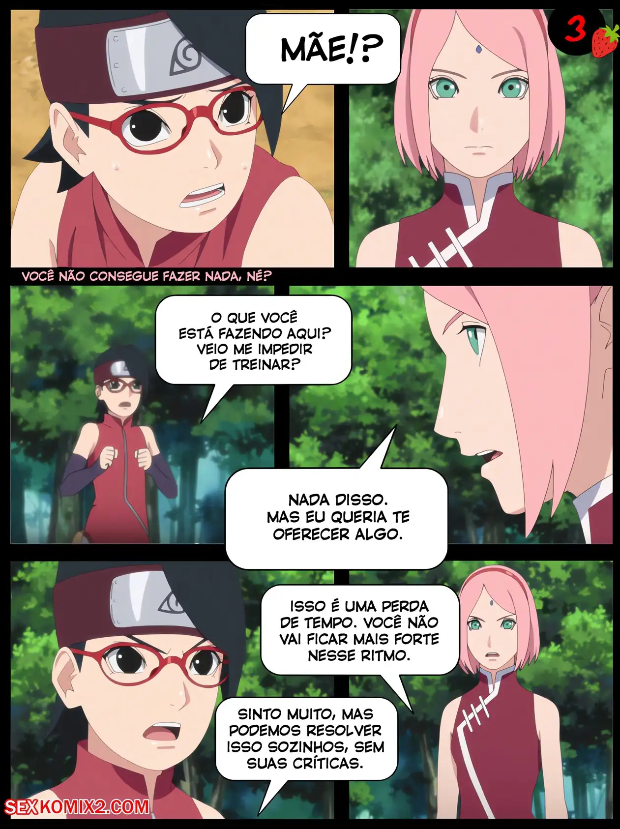 O Treino Quente de Sarada - Página 4