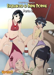 Boruto Hentai: Enquanto o Papai Dorme Cap.3 - Ler online HD - Página 1