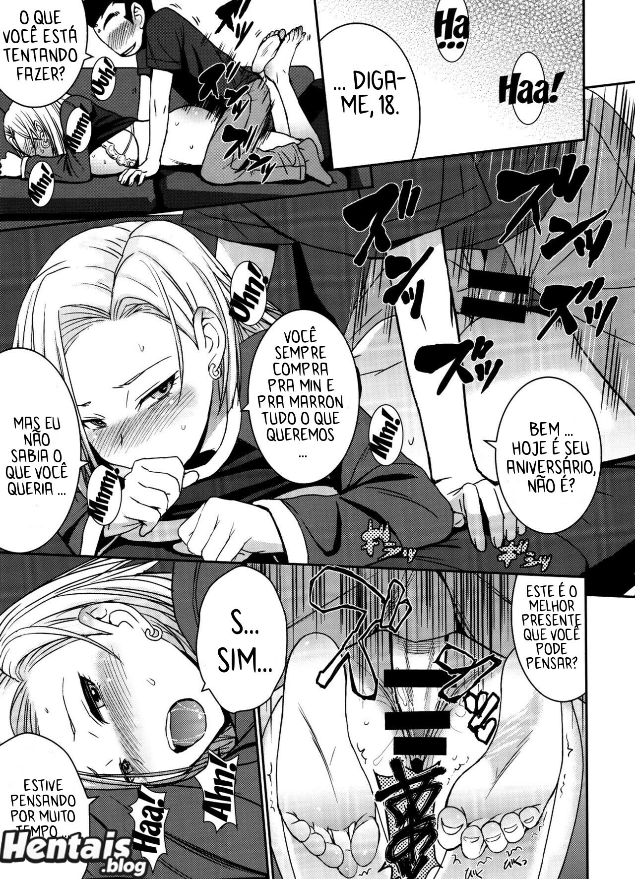 Dragon Ball Hentai: 18 Uma Esposa Adorável - Página 10