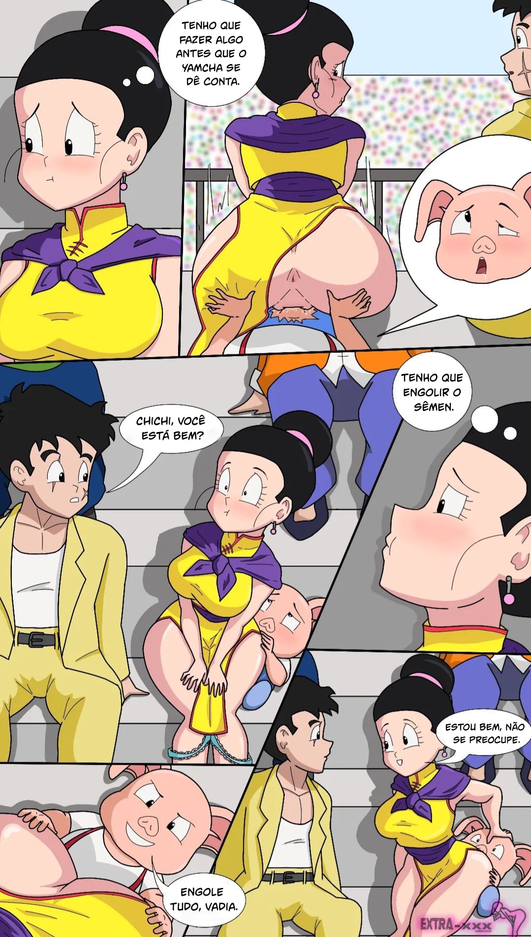 Dragon Ball Hentai: A Chantagem de Oolong - Página 10