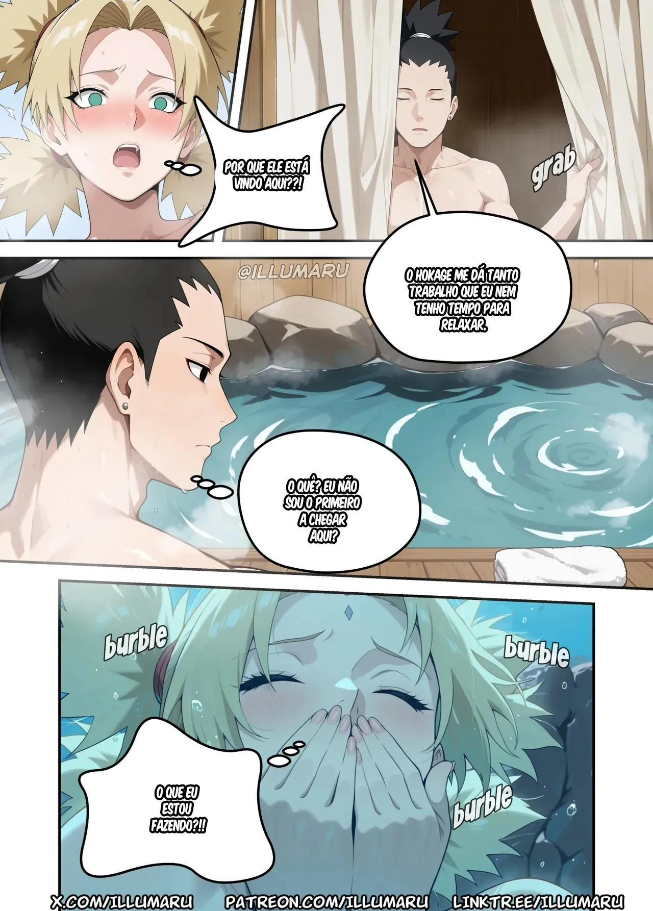 Tsunade Hentai: Sexo Quente Nas Fontes Termais VL.05 - Página 10