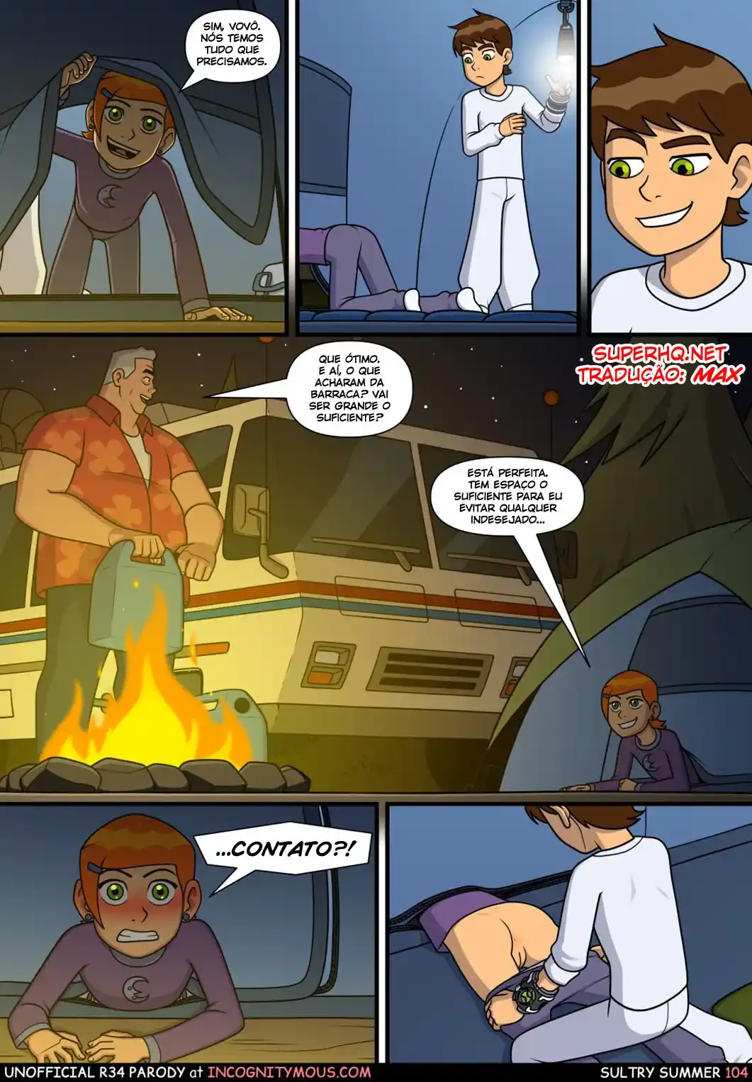 Ben 10 Hentai: Verão Suculento Cap.01 - Página 104
