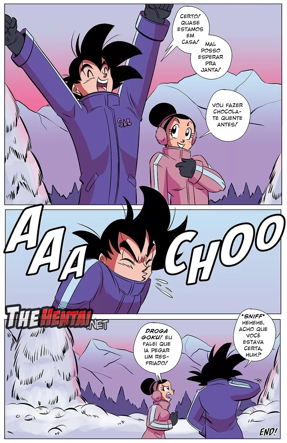 Dragon Ball: Chichi Aquecendo Goku - Página 11