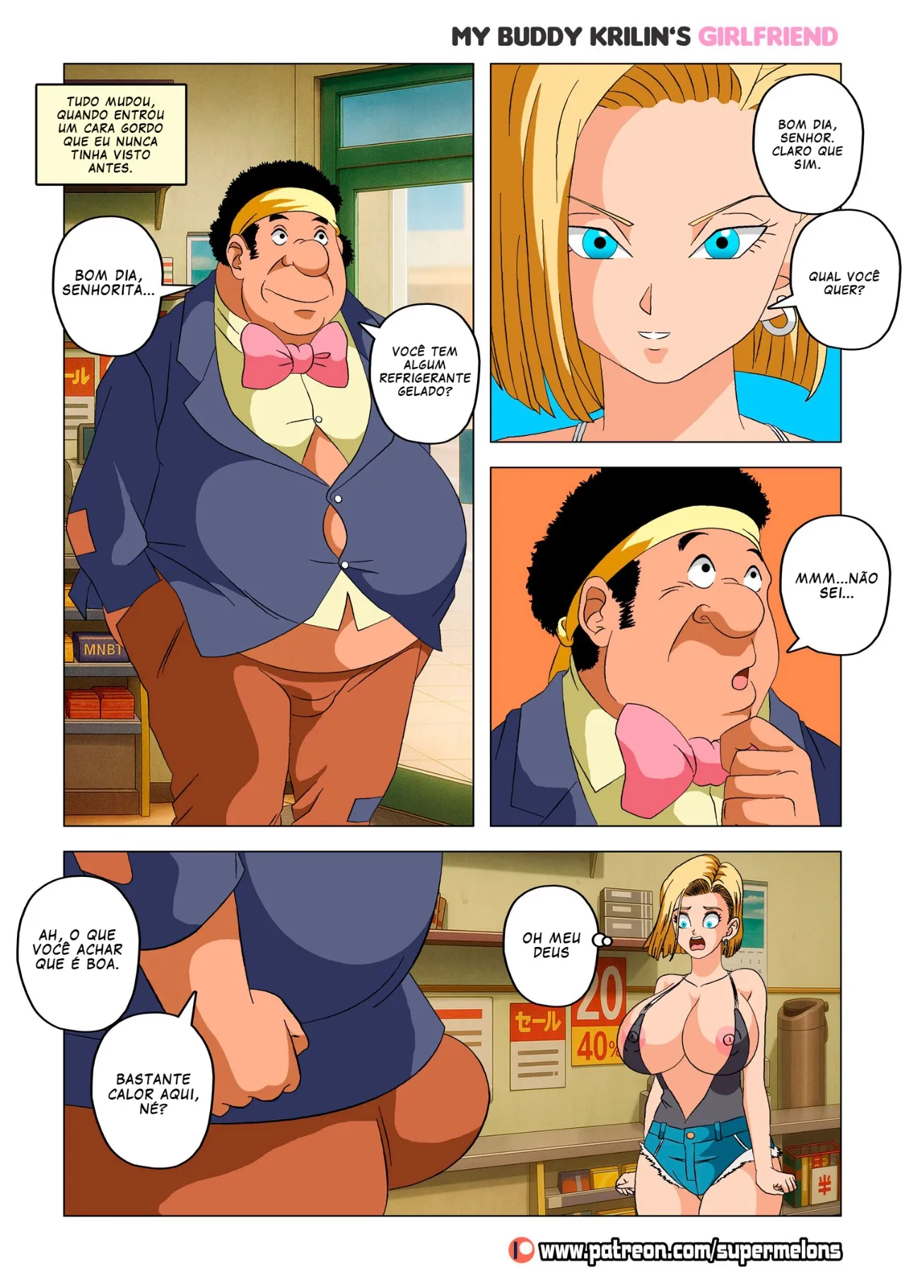 A Namorada de Kuririn | Dragon Ball Hentai - Página 11