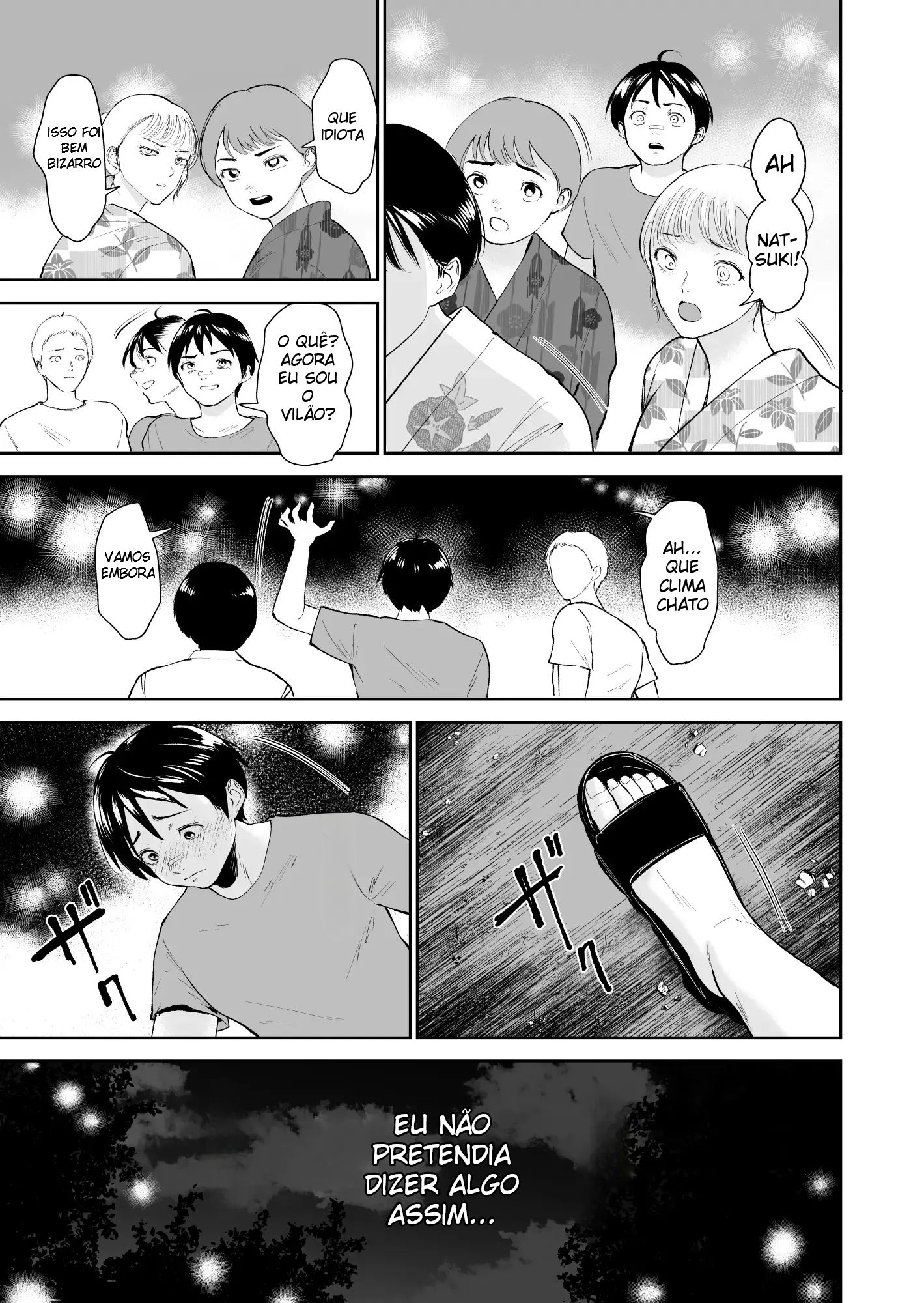 O Verão de Natsuki ~ Minha Amiga de Seios Fartos Foi Transformada Em Mulher Pelas Mãos de Um Adulto Durante o Verão - Página 12