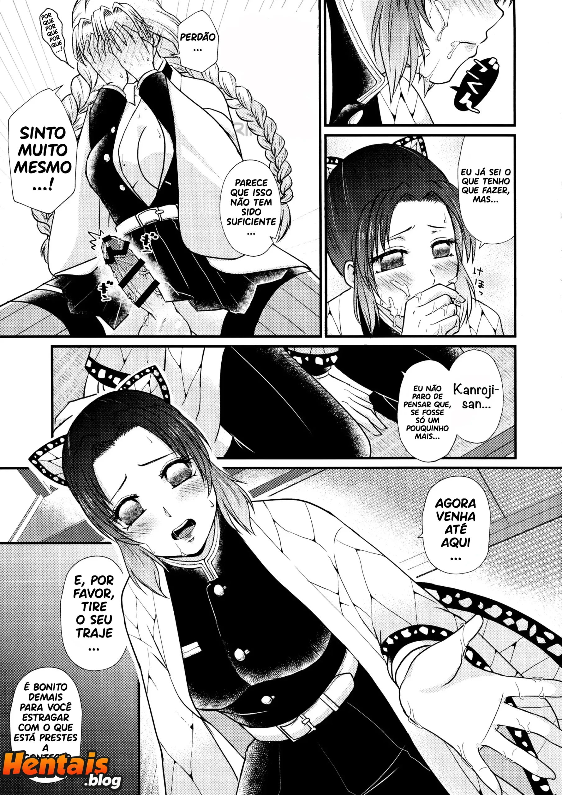 Kimetsu No Yaiba Hentai: Sangue Demoníaco Futanari - Página 13