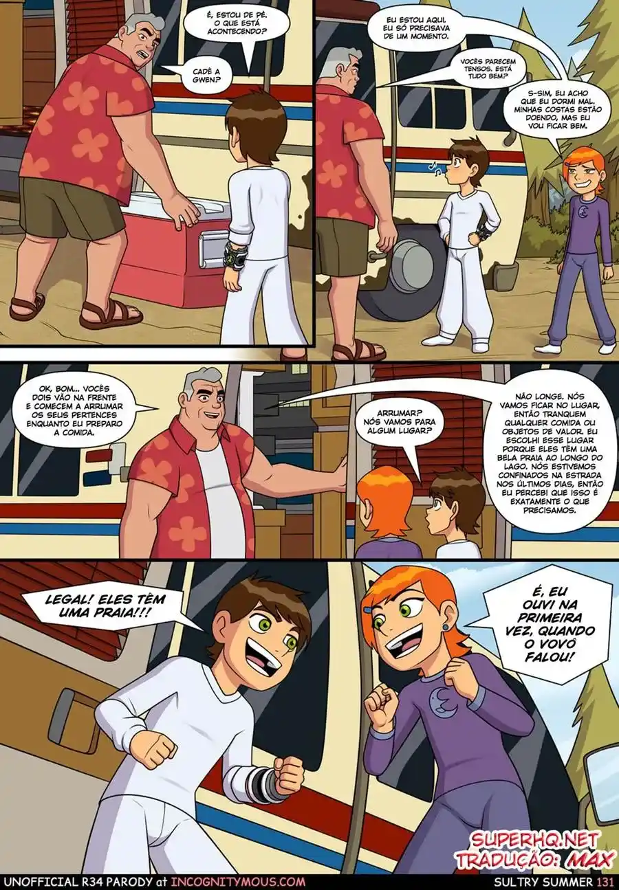 Ben 10 Hentai: Verão Suculento Cap.01 - Página 131