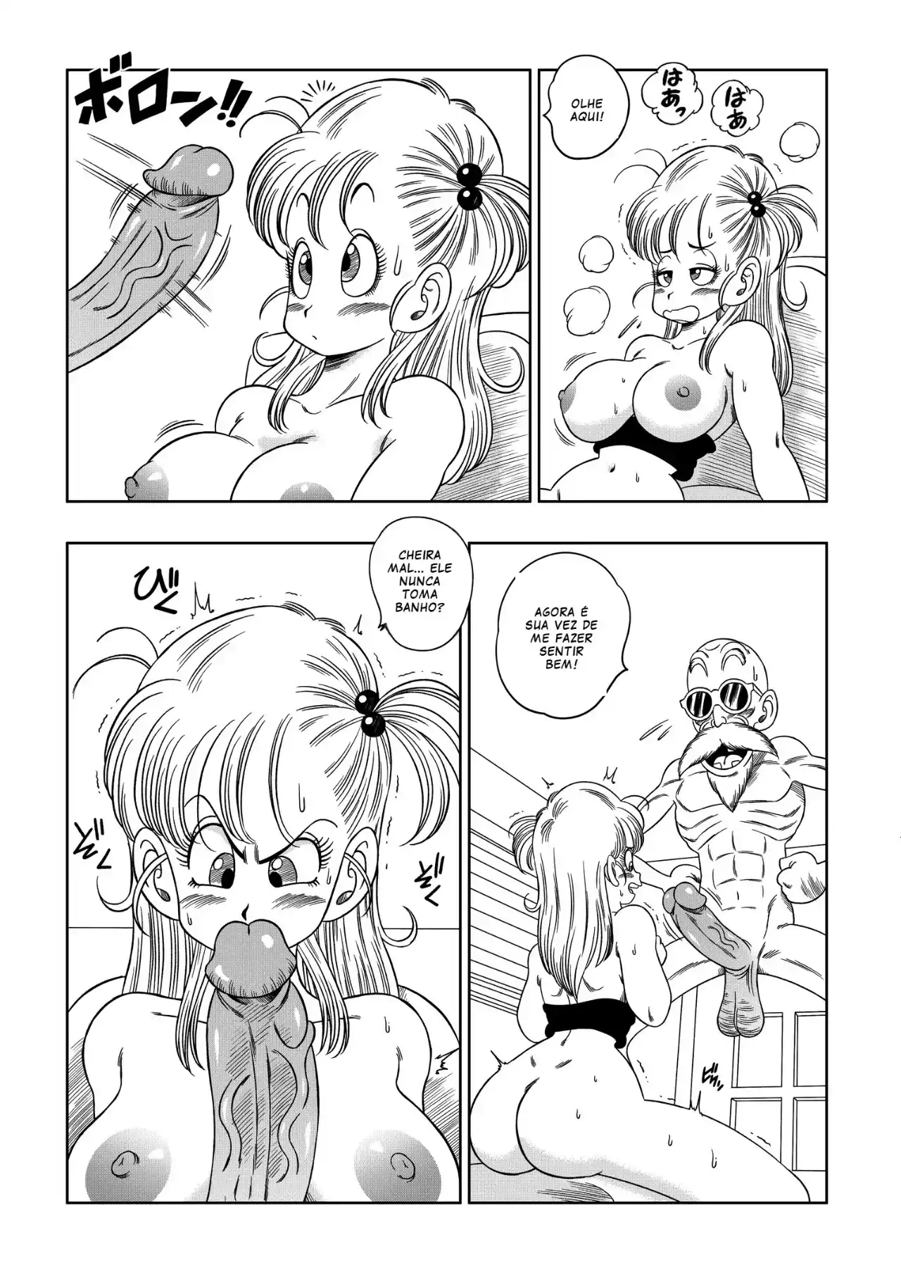 DBZ Hentai: A Técnica Proibida do Mestre Kame - Página 14