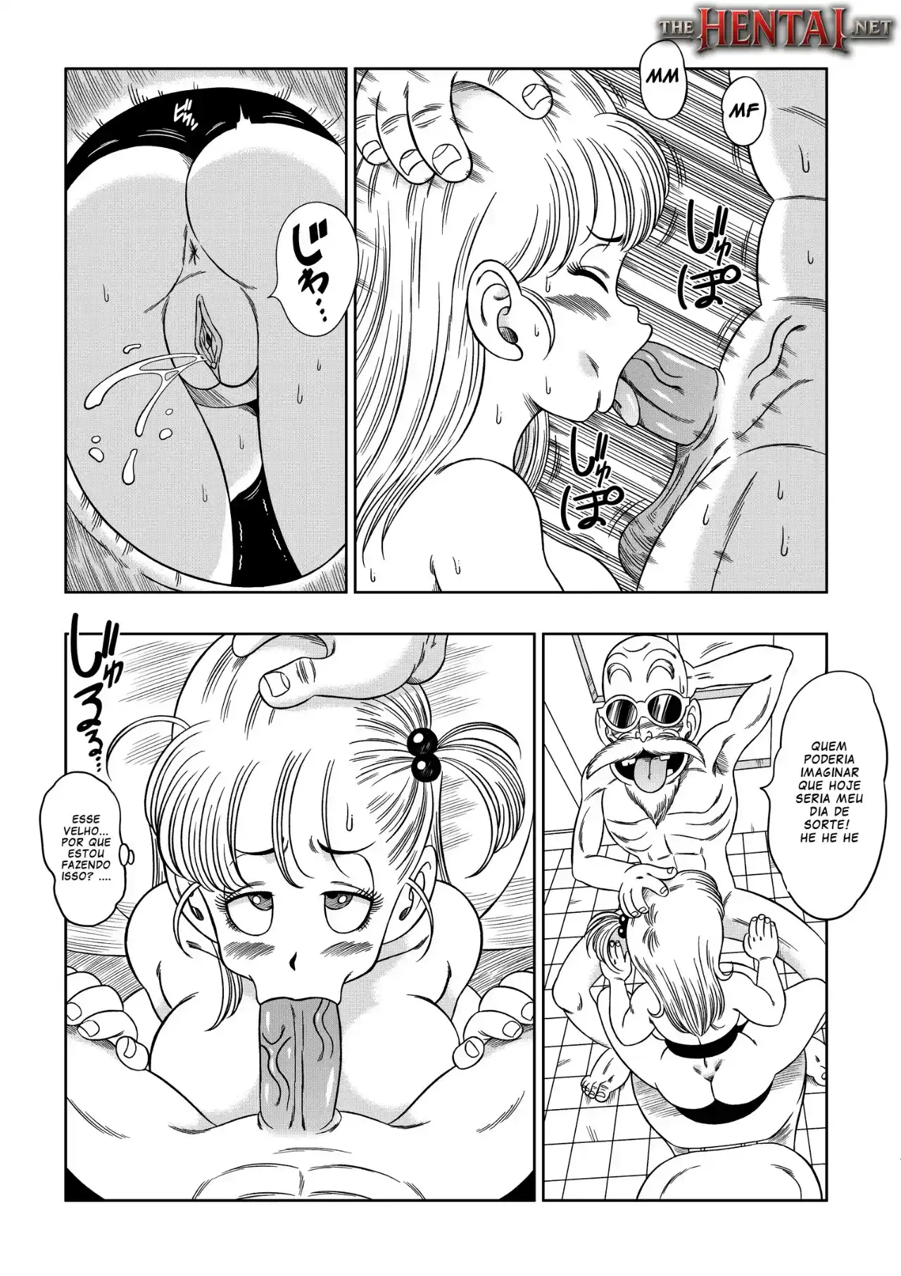 DBZ Hentai: A Técnica Proibida do Mestre Kame - Página 16