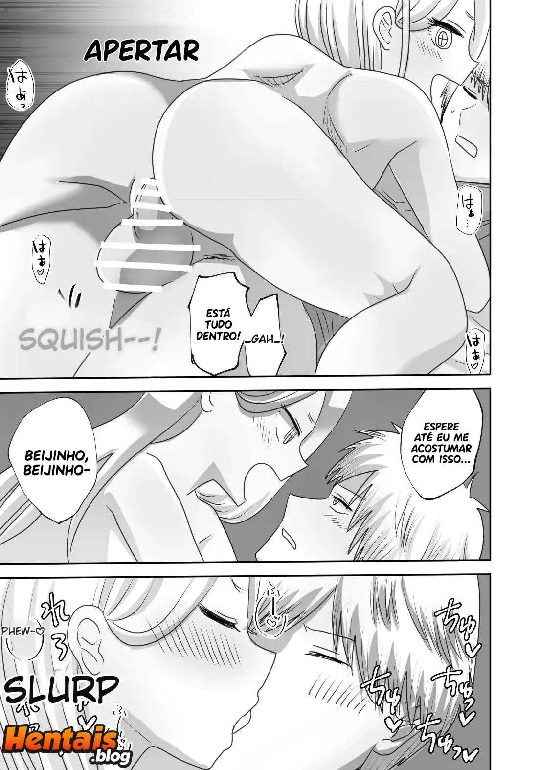 Chainsaw Man Hentai: Vida de Casal Denji e Power - Página 16