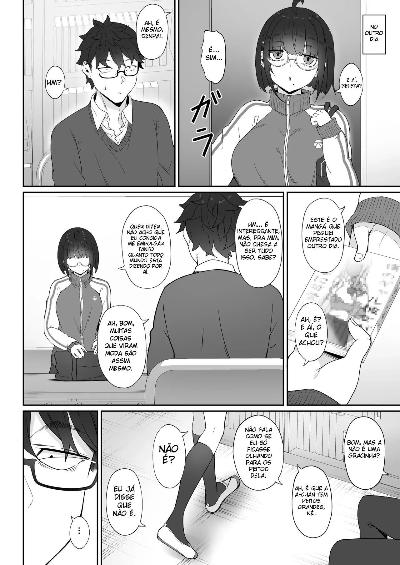A História de Quando Emprestei Um Mangá para a Minha Kouhai Otaku e Ela Me Masturbou - Página 17