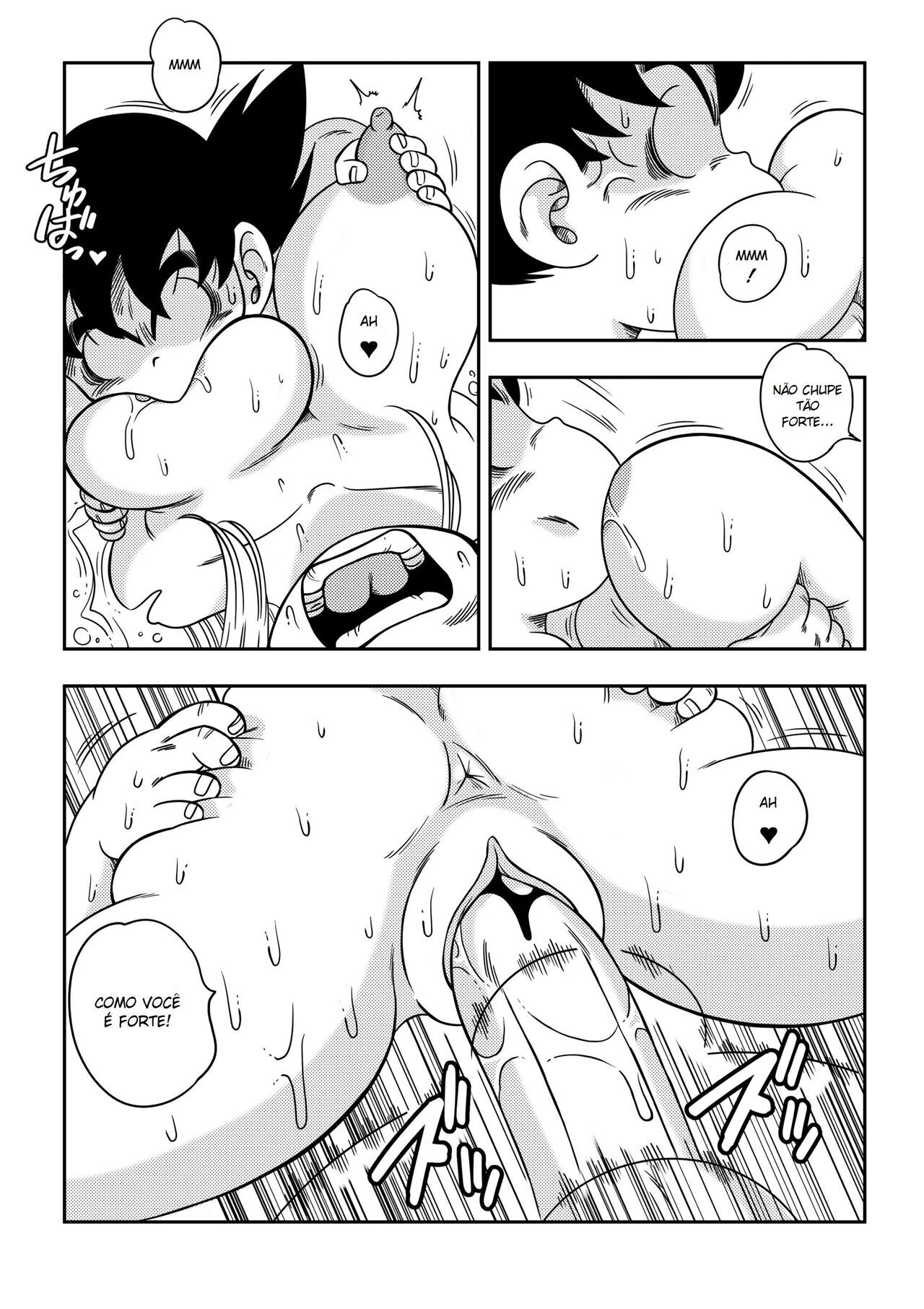 Dragon Ball Z Hentai: Sexo Na Banheira - Página 18