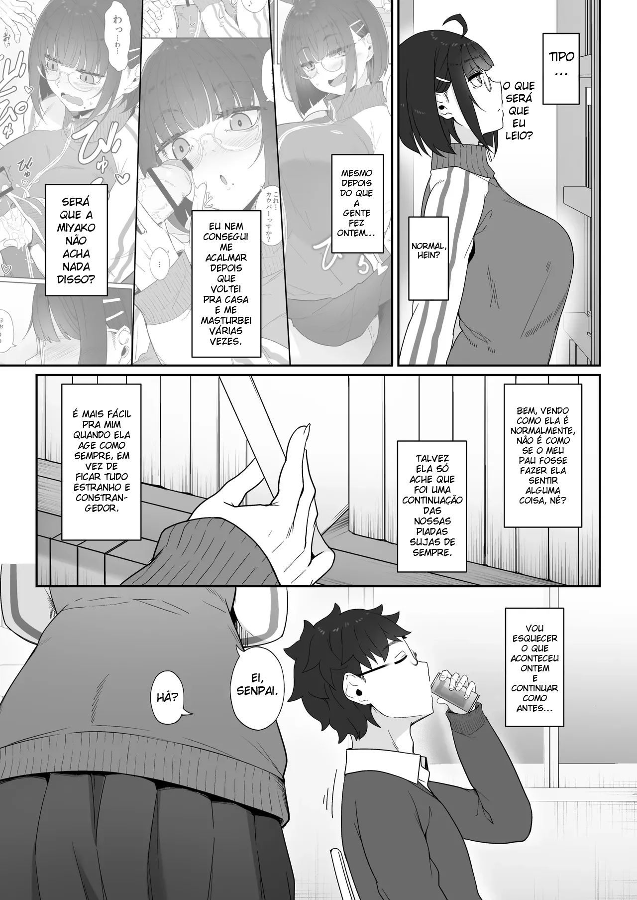 A História de Quando Emprestei Um Mangá para a Minha Kouhai Otaku e Ela Me Masturbou - Página 18