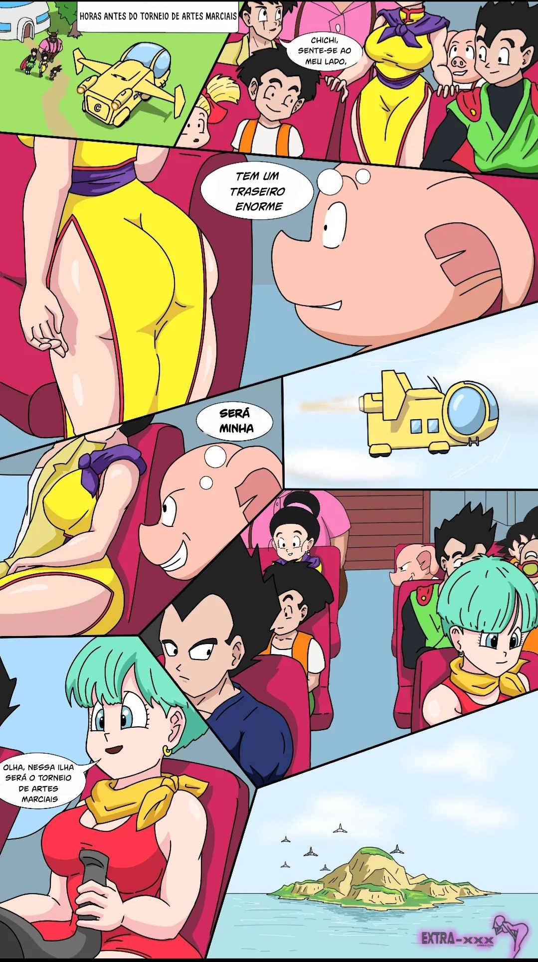 Dragon Ball Hentai: A Chantagem de Oolong - Página 2