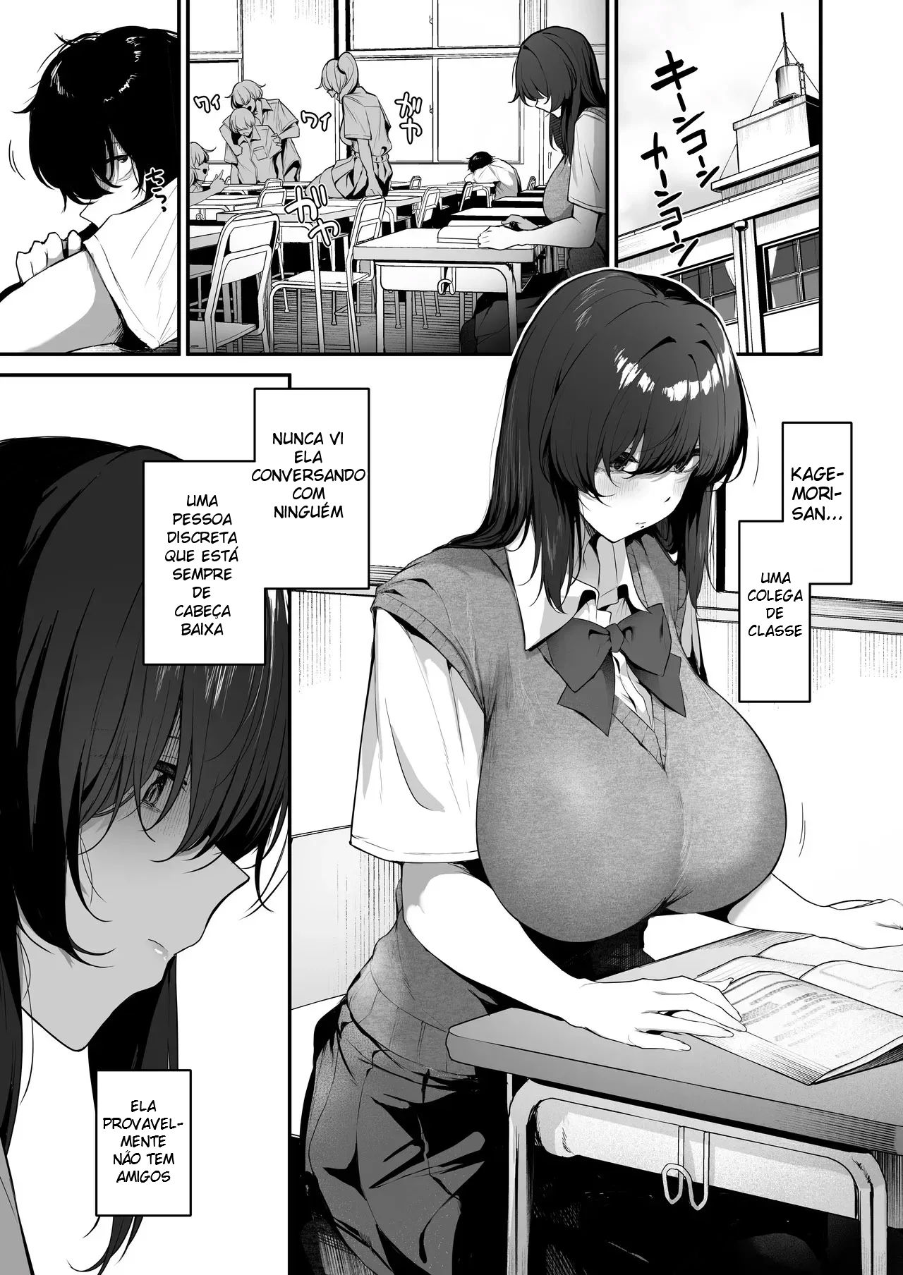 Eu Sou o Único Que Sabe Que a Kagemori-san, Uma Introvertida Solitária, é na Verdade Uma Superpervertida Tímida - Página 2