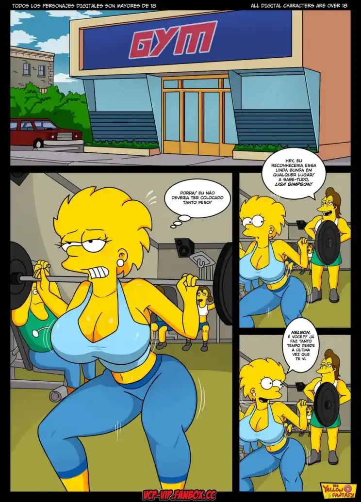 Os Simpsons Hq de Sexo: Nelson’s Tutor - Página 2