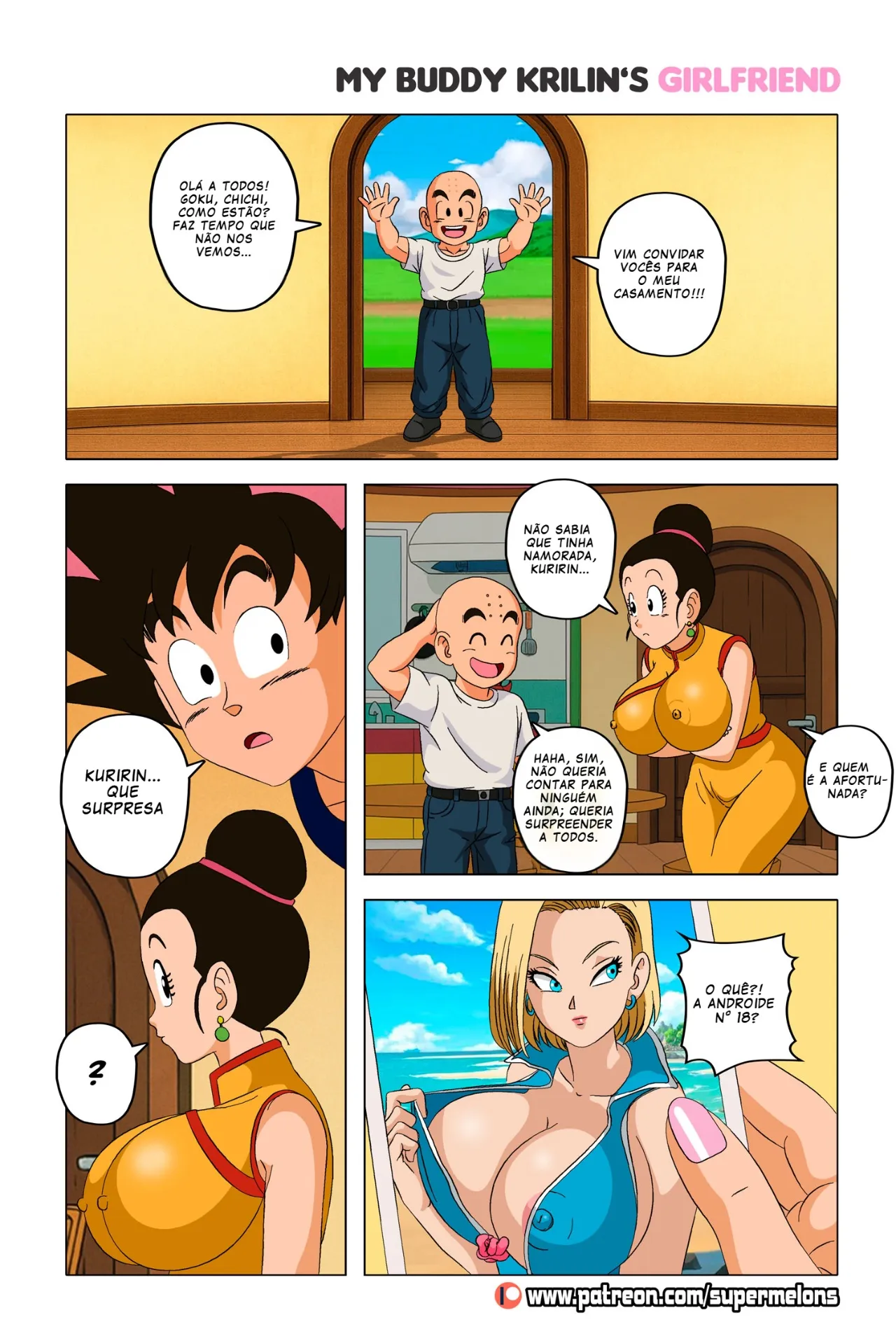 A Namorada de Kuririn | Dragon Ball Hentai - Página 2