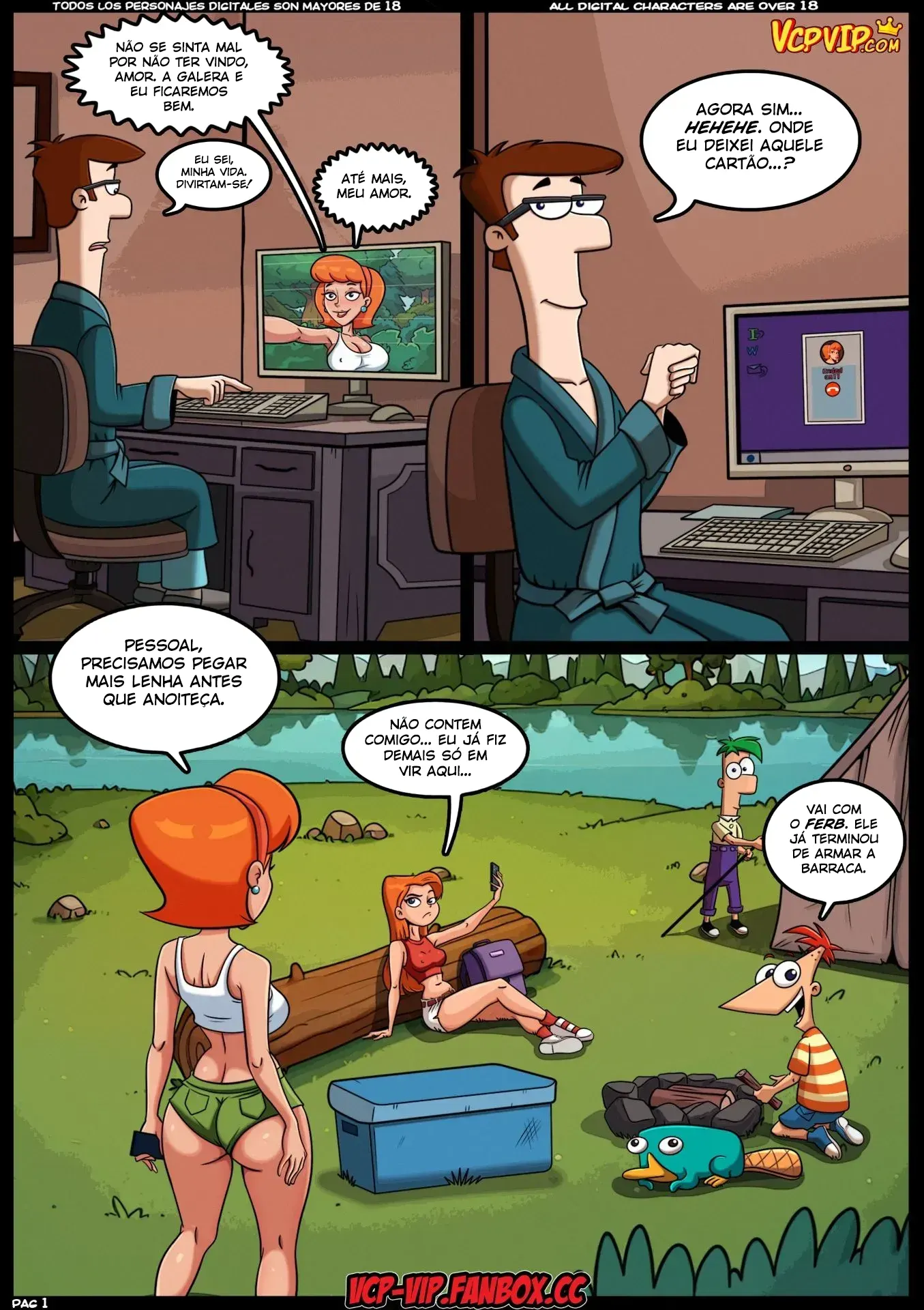 Phineas e Ferb HQs +18: Secretos Familiares - Página 2