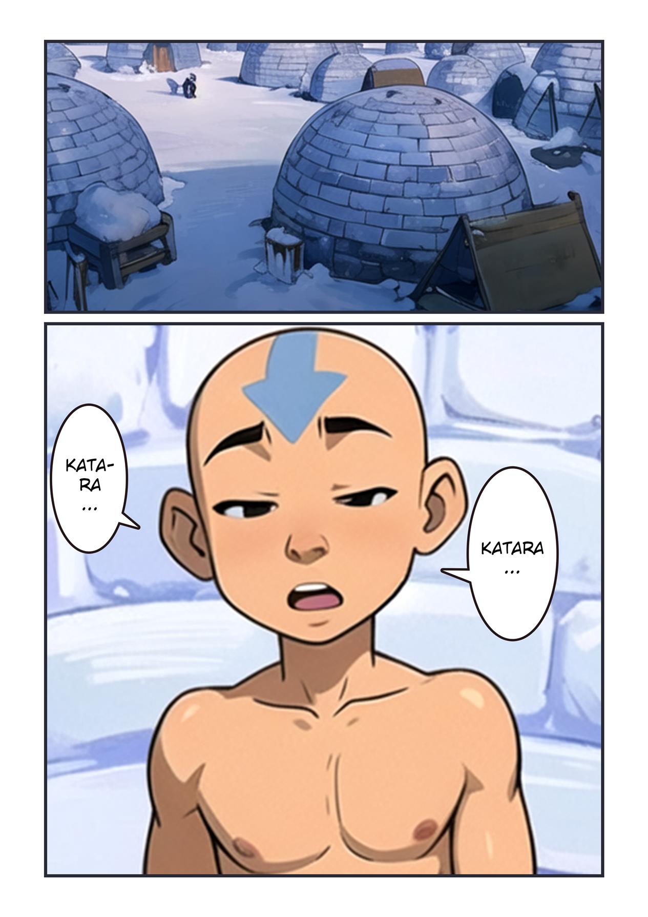 Katara saciando o desejo de Aang - Página 2