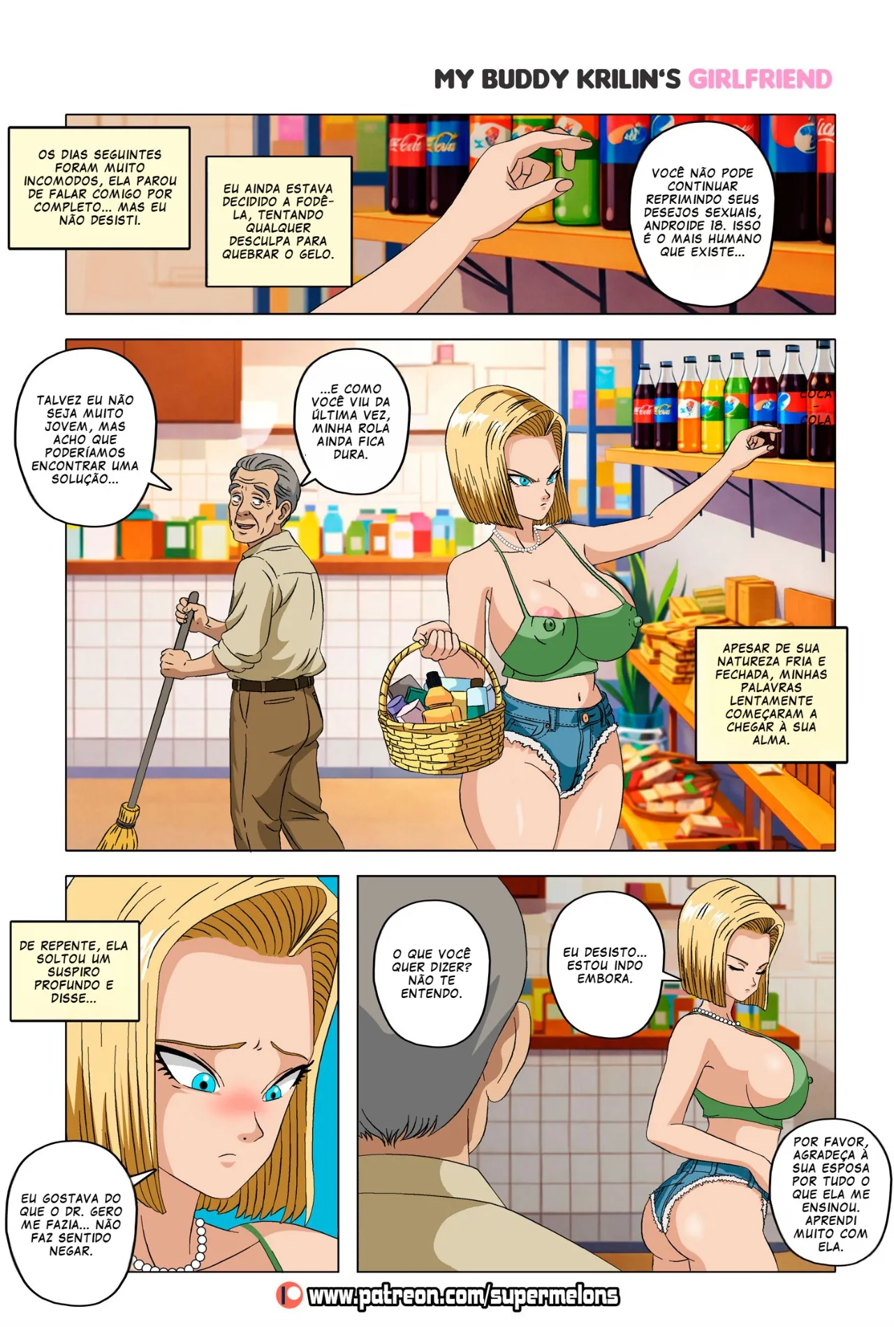 A Namorada de Kuririn | Dragon Ball Hentai - Página 21
