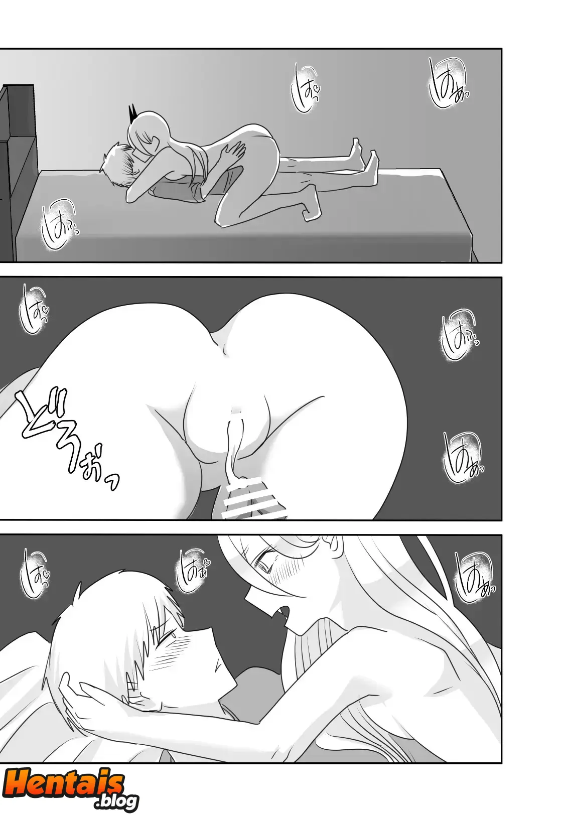 Chainsaw Man Hentai: Vida de Casal Denji e Power - Página 22